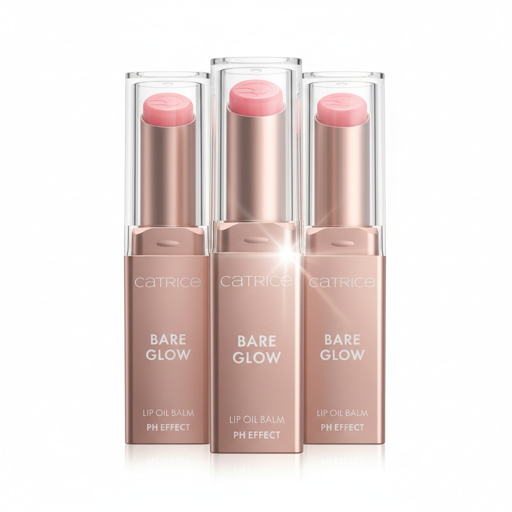 CATRICE Damen Lippenbalsam "Bare Glow Lip Oil Balm", rosa, Lippen-Kosmetika