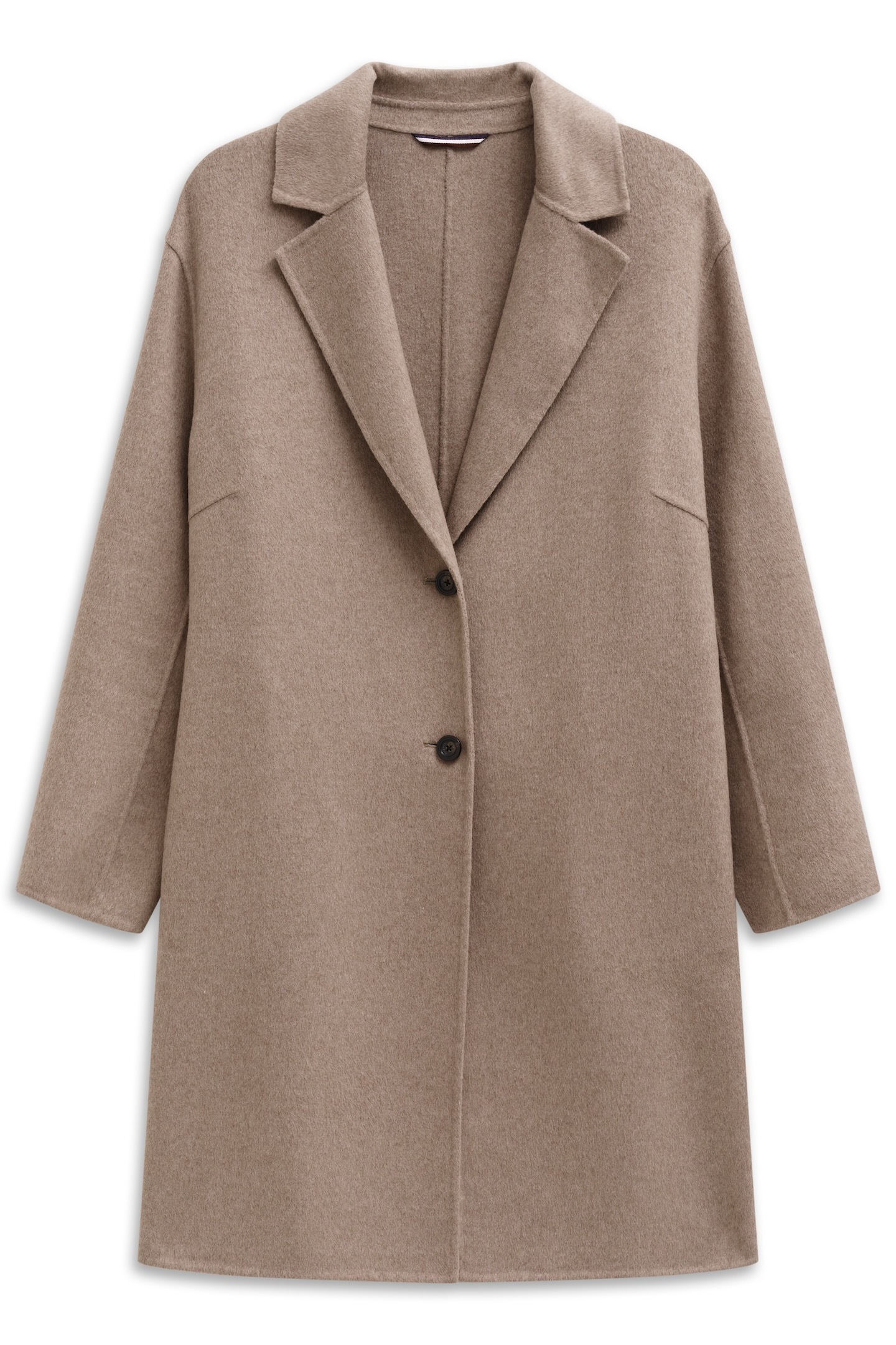bugatti Kurzmantel »Loose Fit«, mit Knopfleiste und aus weichem Woll-Mix