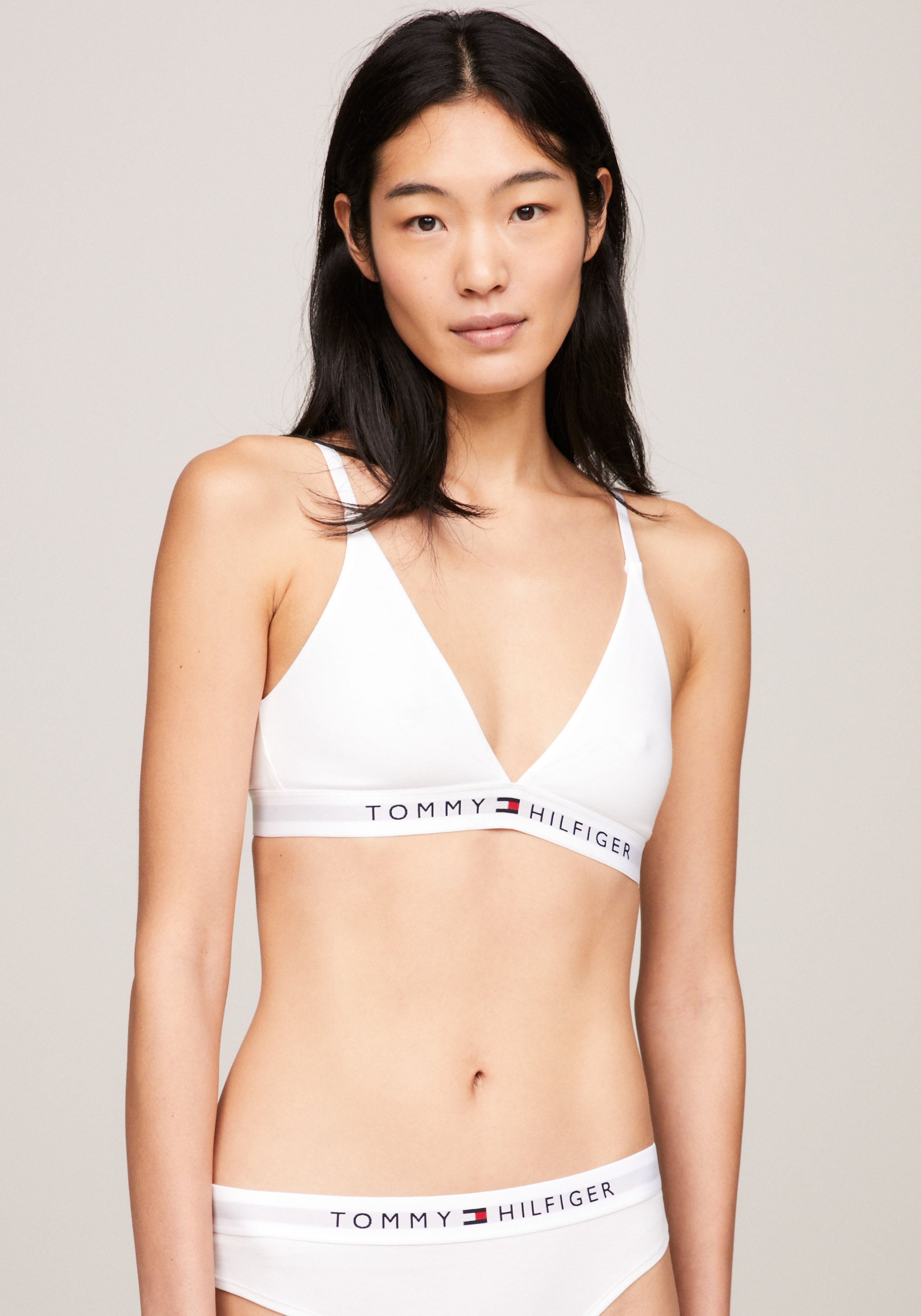 Bralette-BH »UNLINED TRIANGLE«, mit Tommy Hilfiger Markenlabel