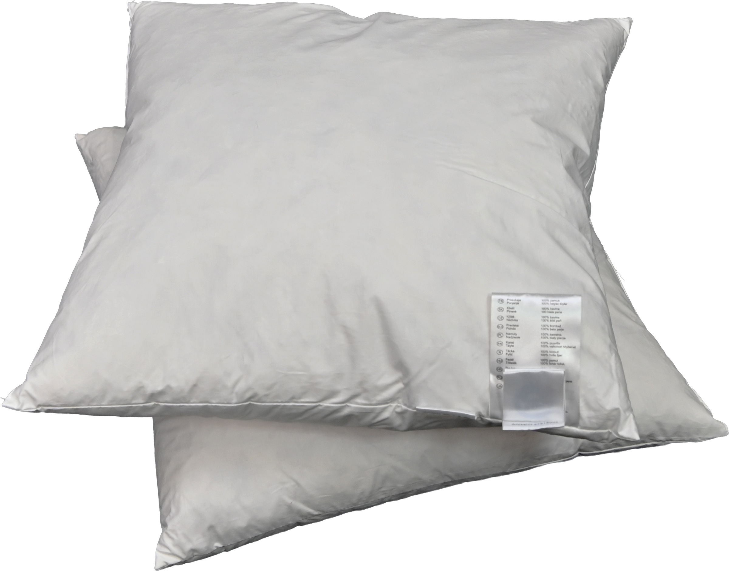 OTTO home Federkopfkissen »Emrra, 2 Stück, 100% Federn, verschiedene Größen« Füllung: 100% Federn Set, 2 Stk. tlg. 2-tlg. Kissen-Set, Kuschelkissen, Dekokissen oder Sofakissen