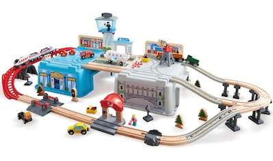 Spielzeug-Eisenbahn »Großstadtlandschaft Eisenbahn in Aufbewahrungsbox«