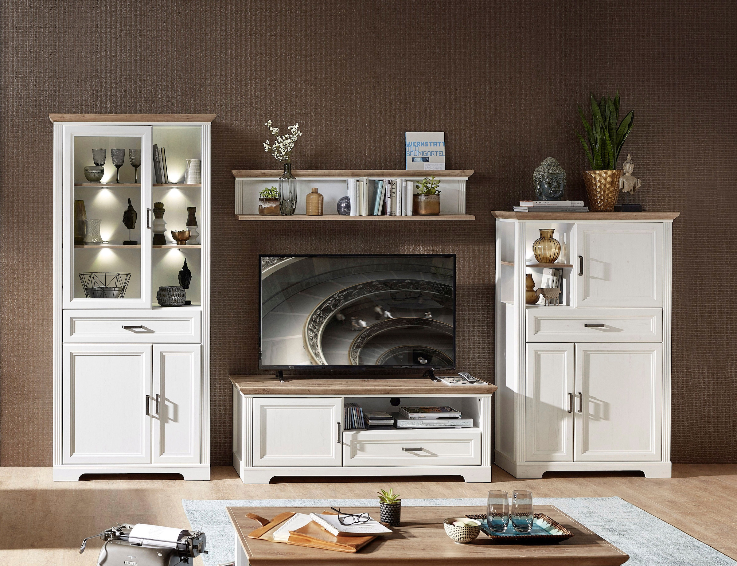 Innostyle Wohnwand "Jasmin" Set, 4 Stk. tlg. günstig online kaufen