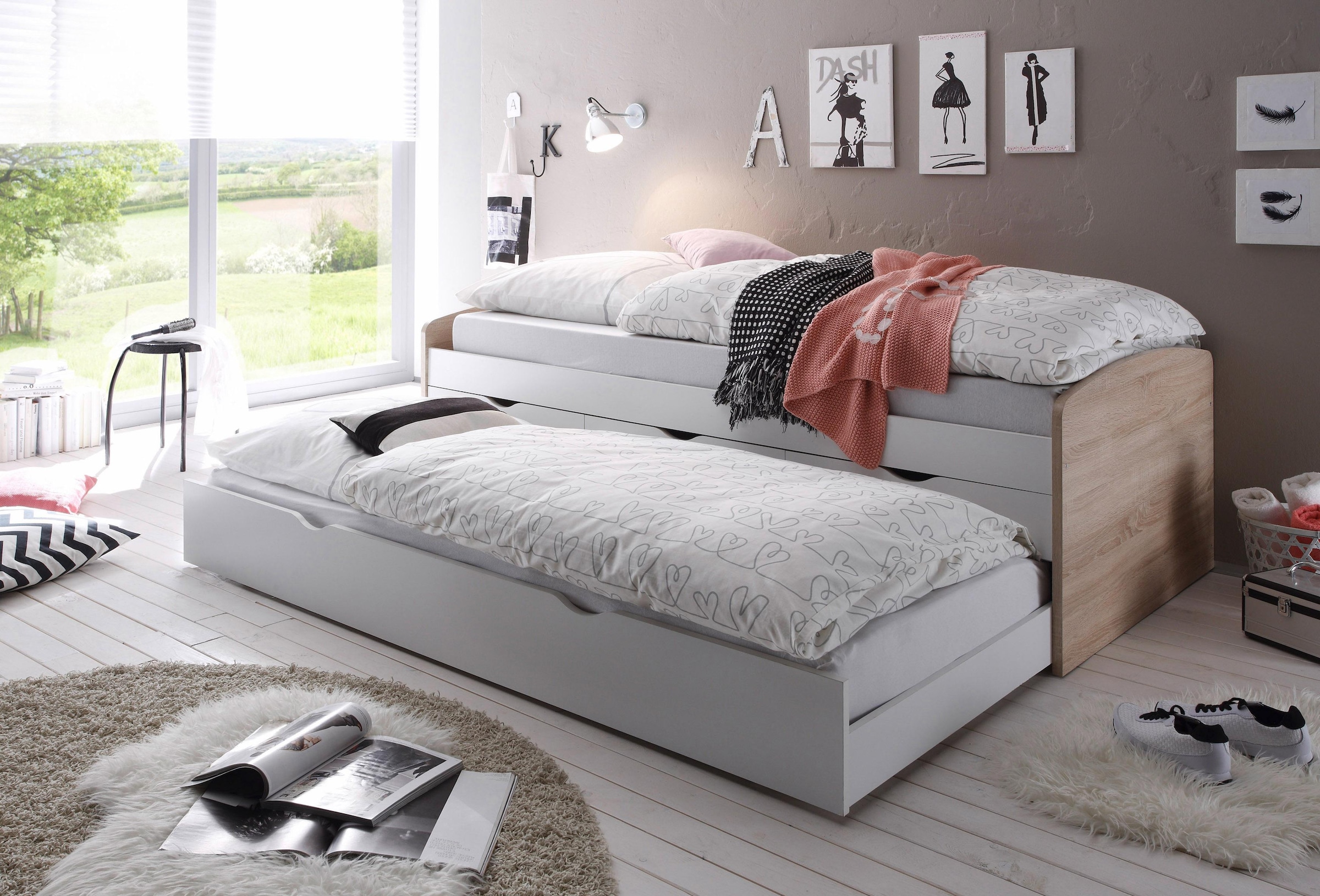 Begabino Funktionsbett mit 2. Schlafgelegenheit