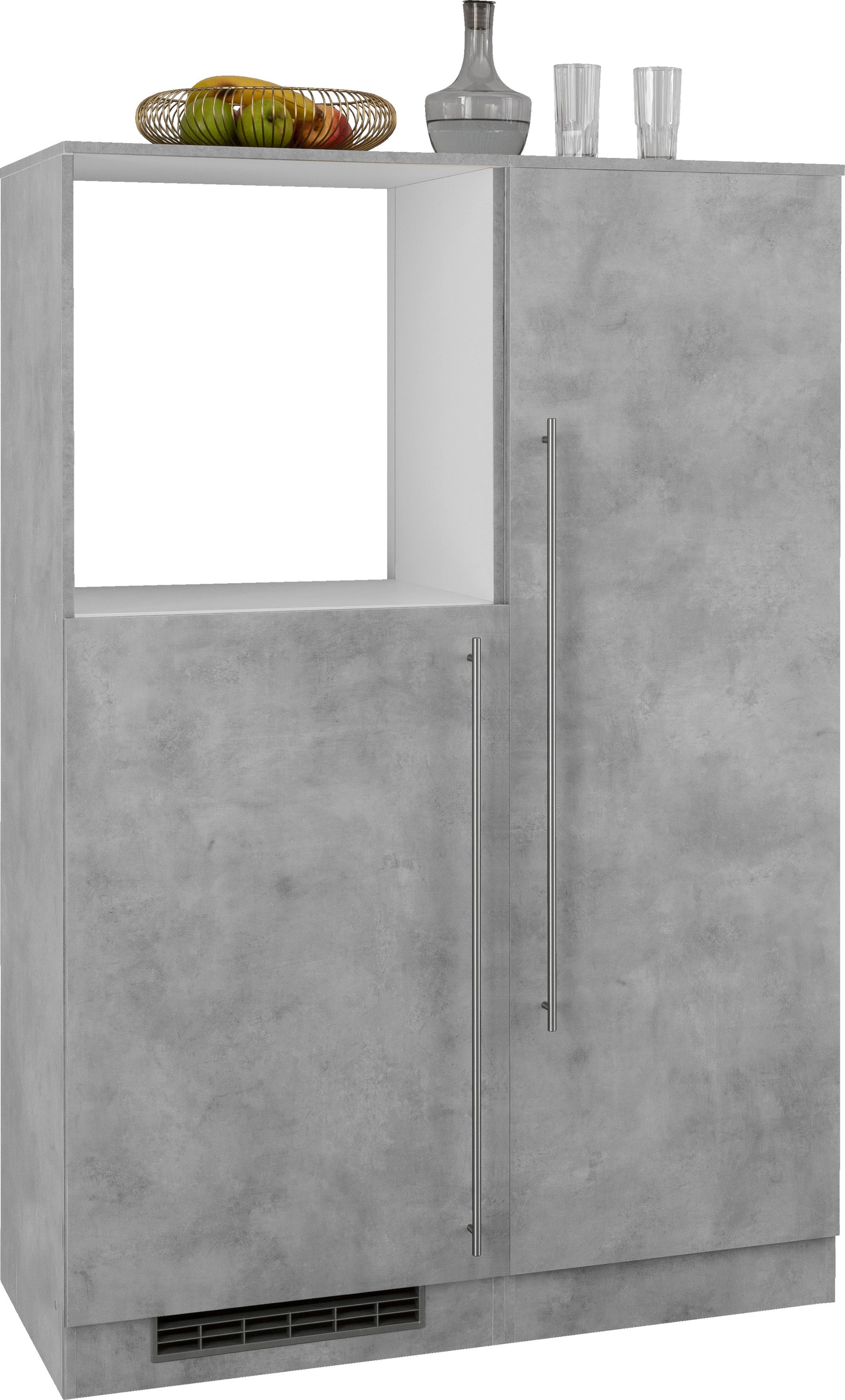 wiho Küchen Küche »Chicago«, Back-/Kühlmodul, wahlweise mit E-Geräten, Breite 110 cm