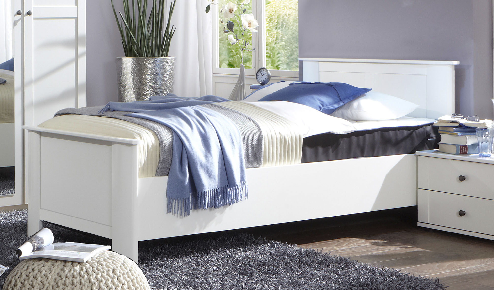 Wimex Bett "Chalet in verschiedenen Farben erhältlich" in den Breiten 100cm, 160cm & 180cm erhältlich