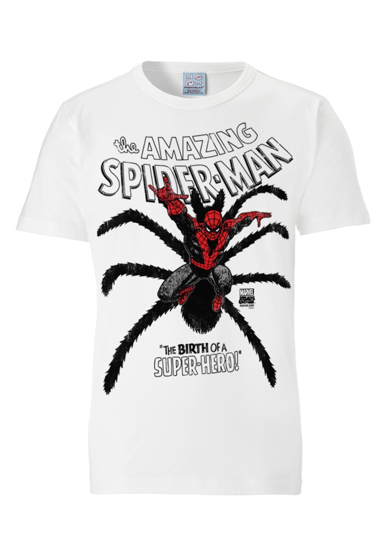 LOGOSHIRT T-Shirt »Spider-Man«, mit coolem Superhelden-Frontdruck