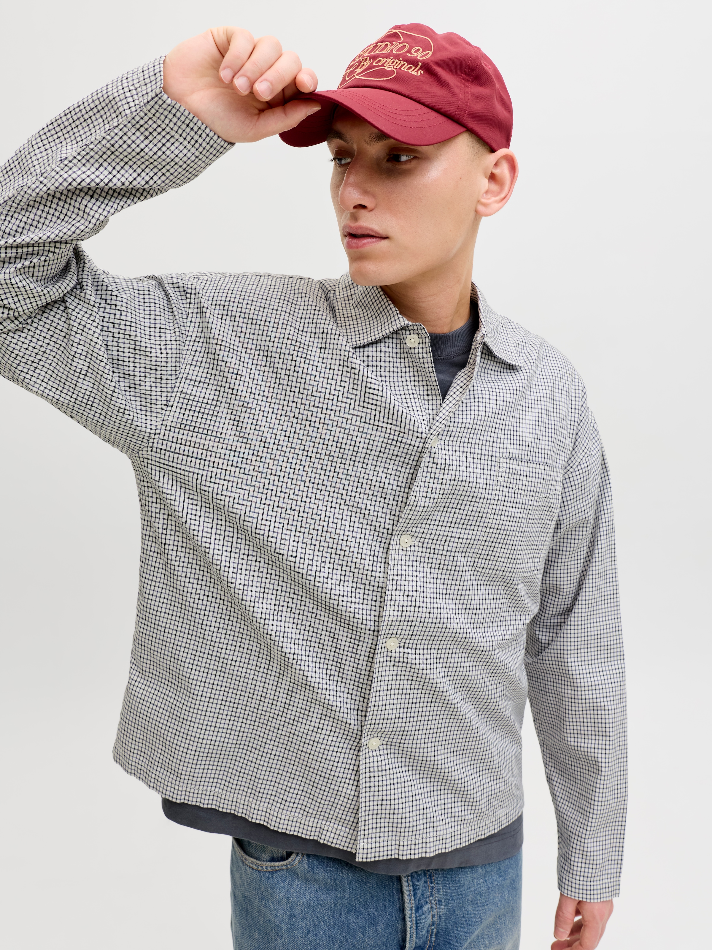 Jack & Jones Langarmhemd »JORAUSTIN CLEAN CHECK SHIRT LS SN«