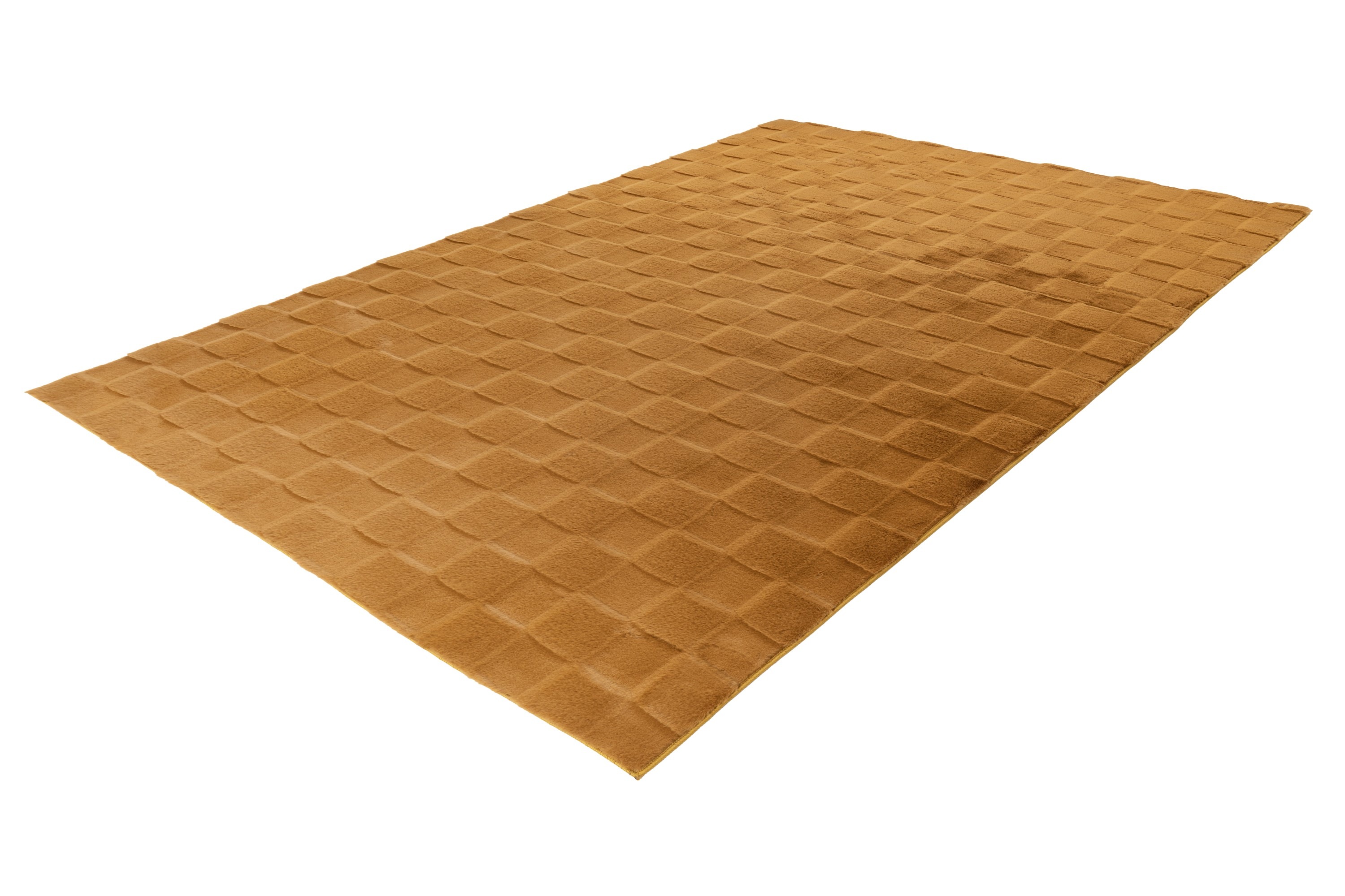 Thumbnail - Kayoom Teppich "Botany 625" rechteckig 18 mm Höhe weicher kuscheliger Kurzflor, Fellhaptik, alle Räume, viele Farben