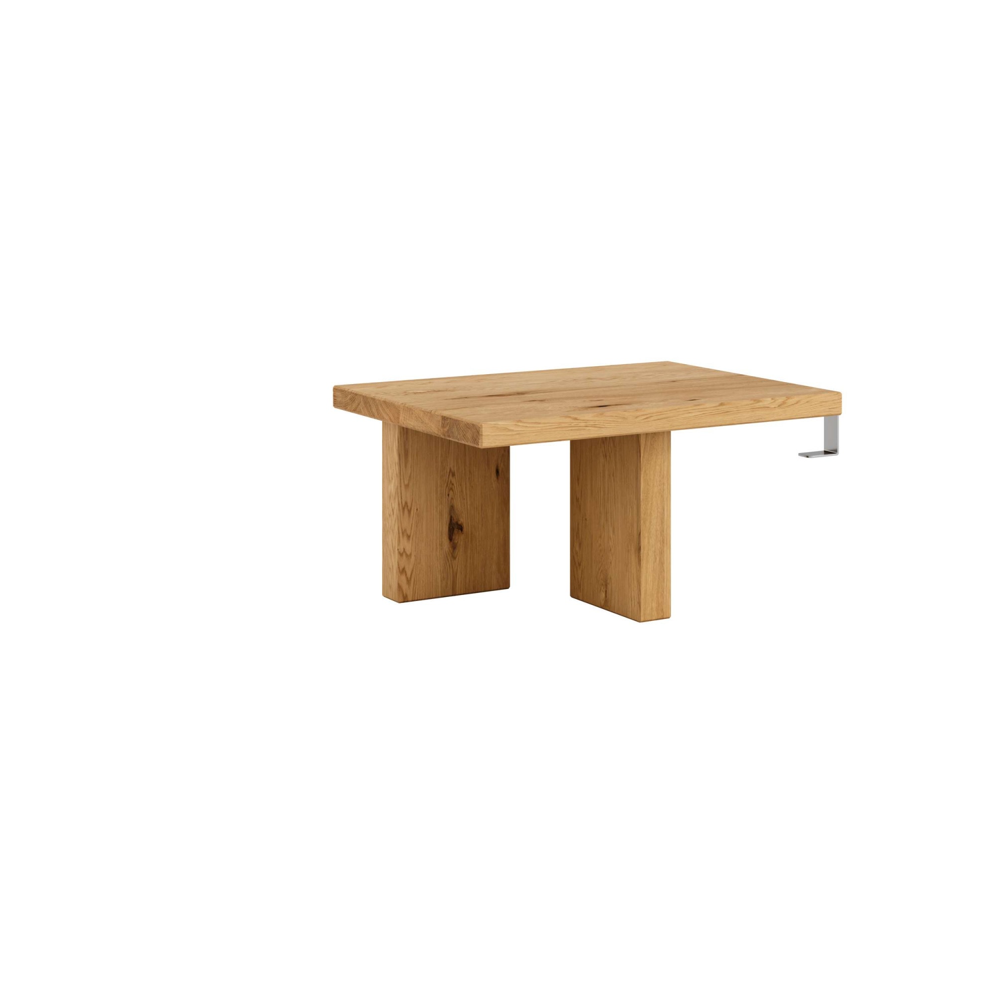 Karup Design Nachttisch "Japan Bed side table, FSC-zertifiziertes Massivholz, made in Europe" B 45 cm, T 34 cm, H 23 cm. Beidseitig ansetzbar, Eiche, speziell für Japan Bed entworfen ? perfekt integriert & passend