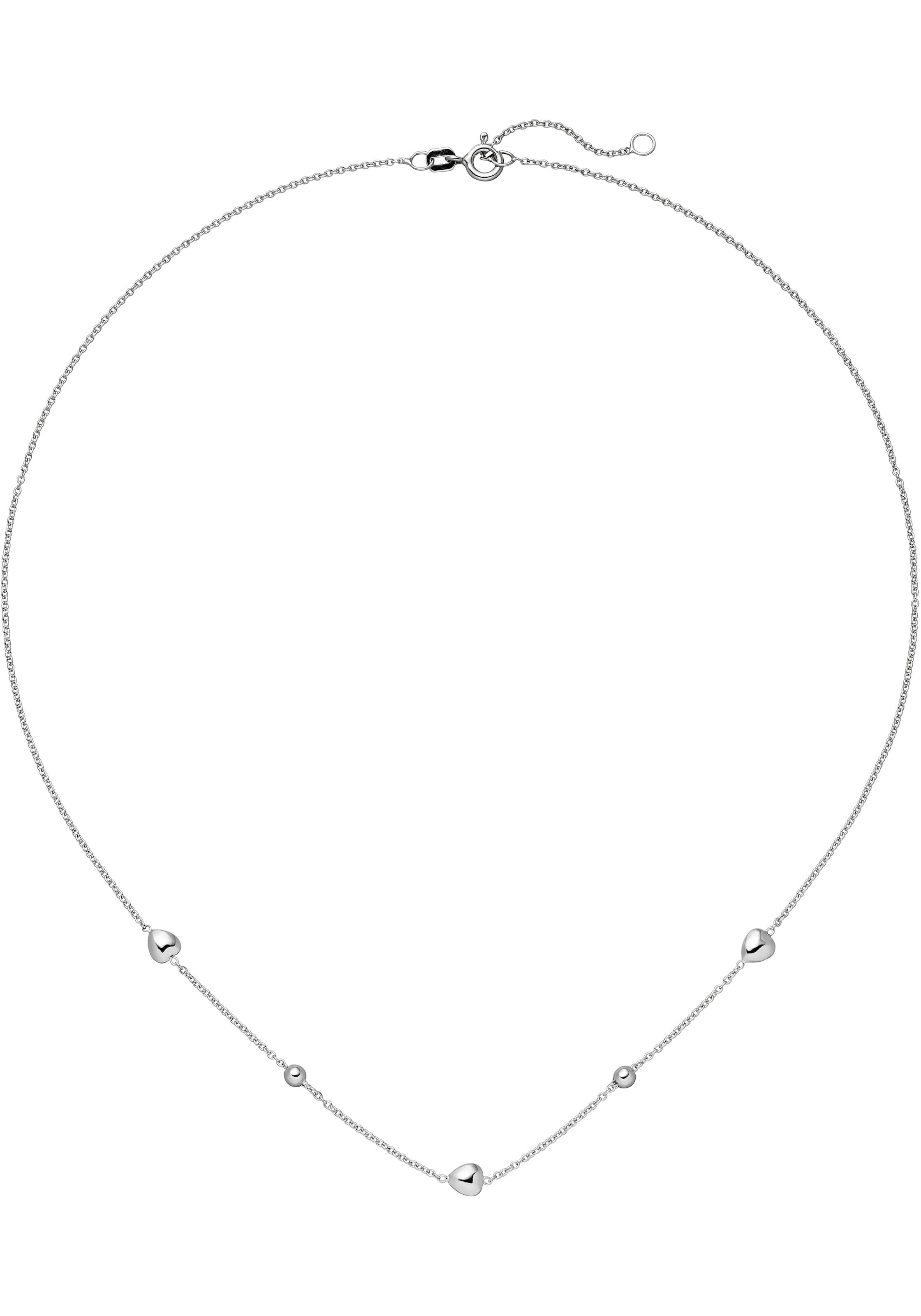 JOBO Collier »Herz Kugel«, 925 Silber 45 cm