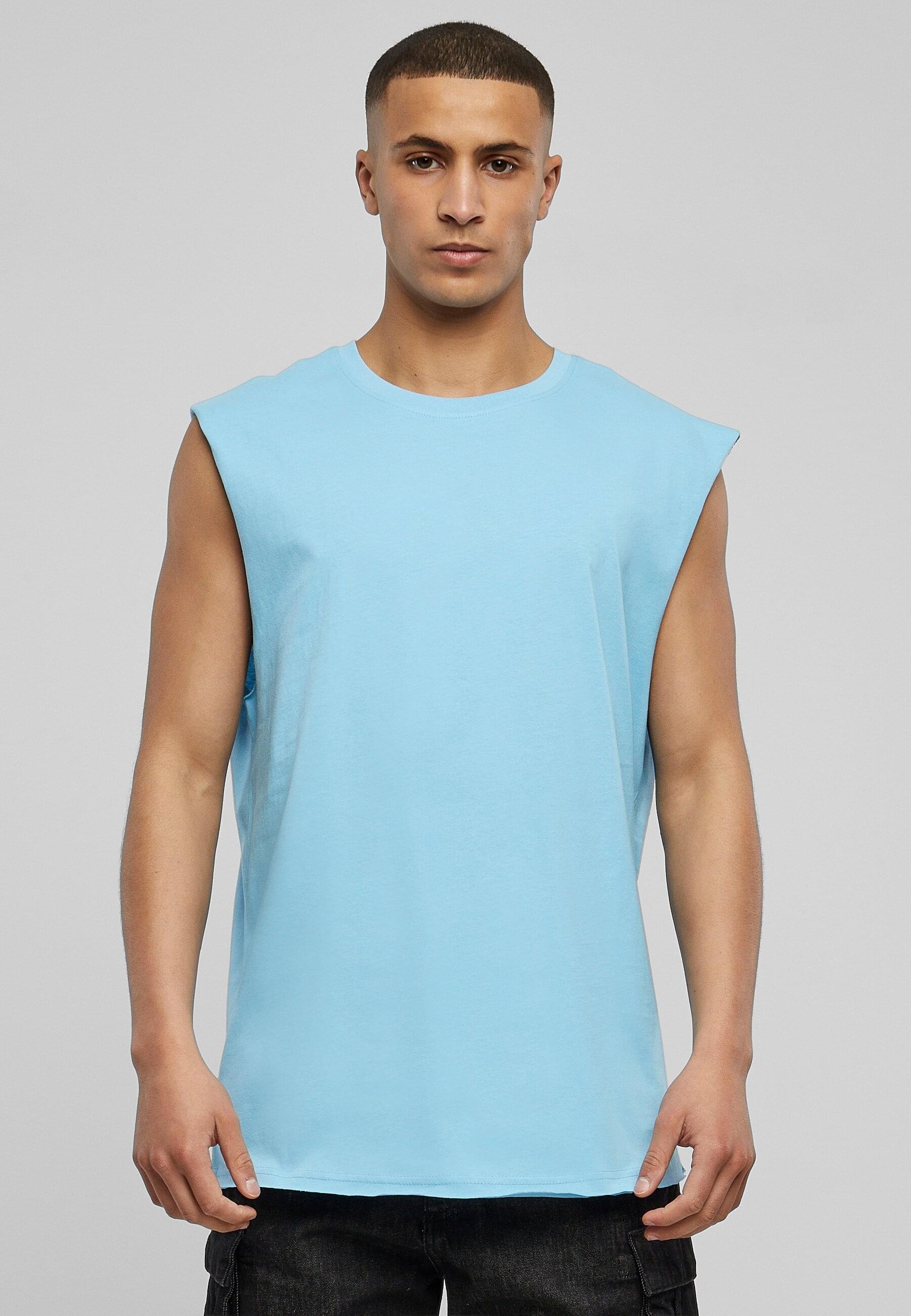 URBAN CLASSICS T-Shirt »Urban Classics Herren Open Edge Sleeveless Tee«, (1 tlg.)