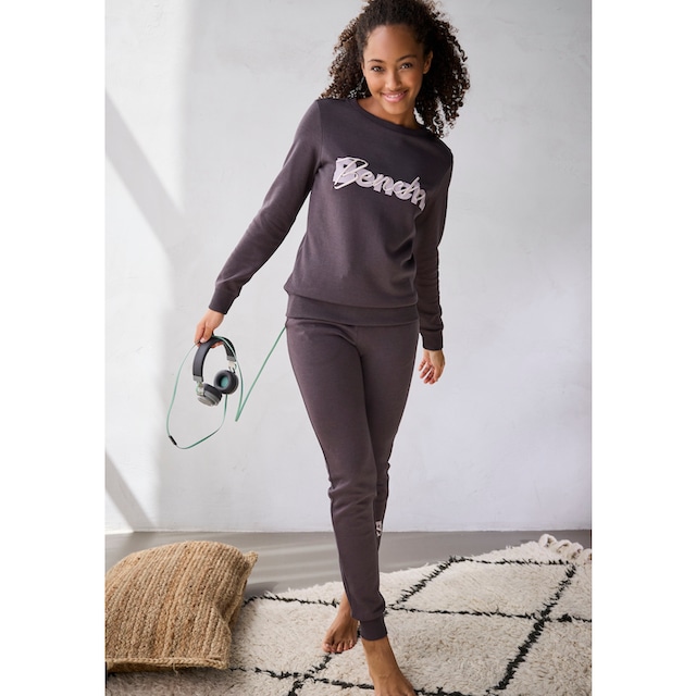Bench. Loungewear Sweatshirt, mit Logodruck und Stickerei, Loungeanzug für  bestellen | BAUR