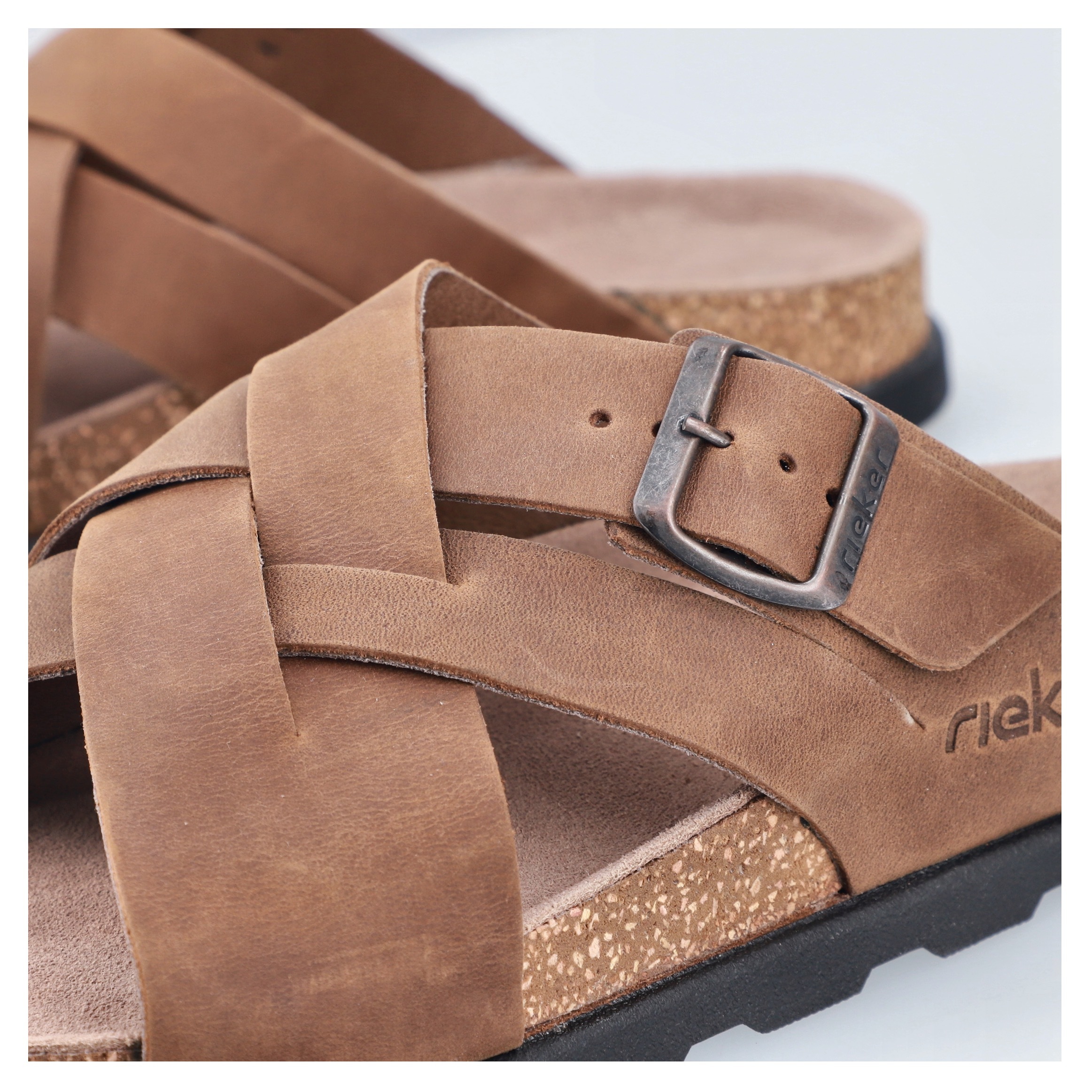Rieker Pantolette, Sommerschuh, Strandschuh, Hausschuh mit bequemem Fußbett günstig online kaufen