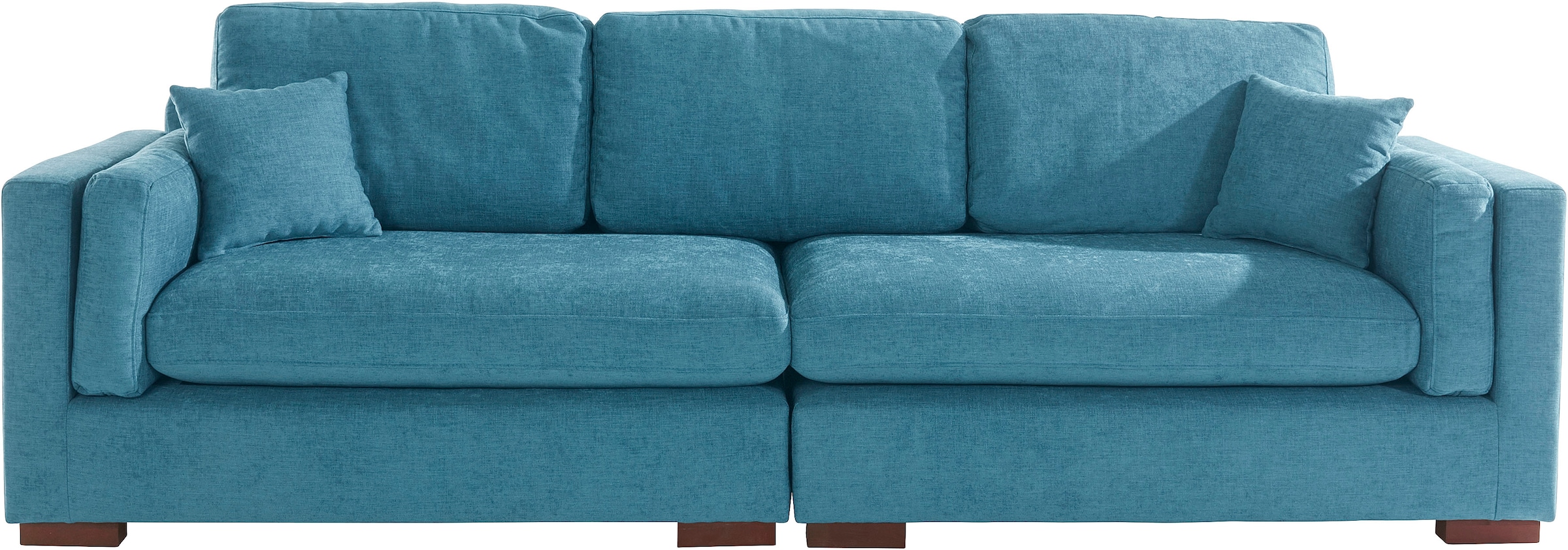 Home affaire Big-Sofa "Fresh Pond", in vielen Bezugsqualitäten und Farben, B/T/H: 290/96/95 cm