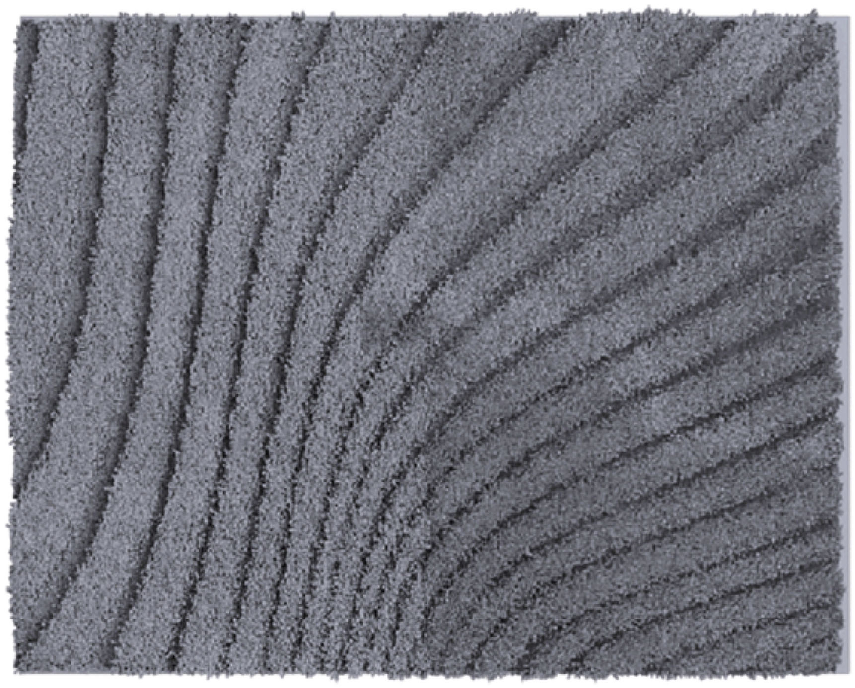 Thumbnail - Grund Badematte "Caffi" Höhe 20 mm rutschhemmend beschichtet fußbodenheizungsgeeignet Zeitlos schönes Wellenmuster, mit ...