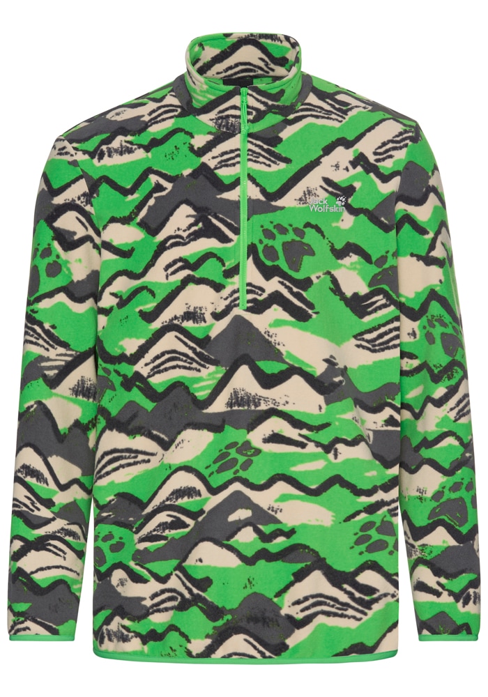 Jack Wolfskin Stehkragenpullover "PAW ERA 100 PRINT HZ M" günstig online kaufen