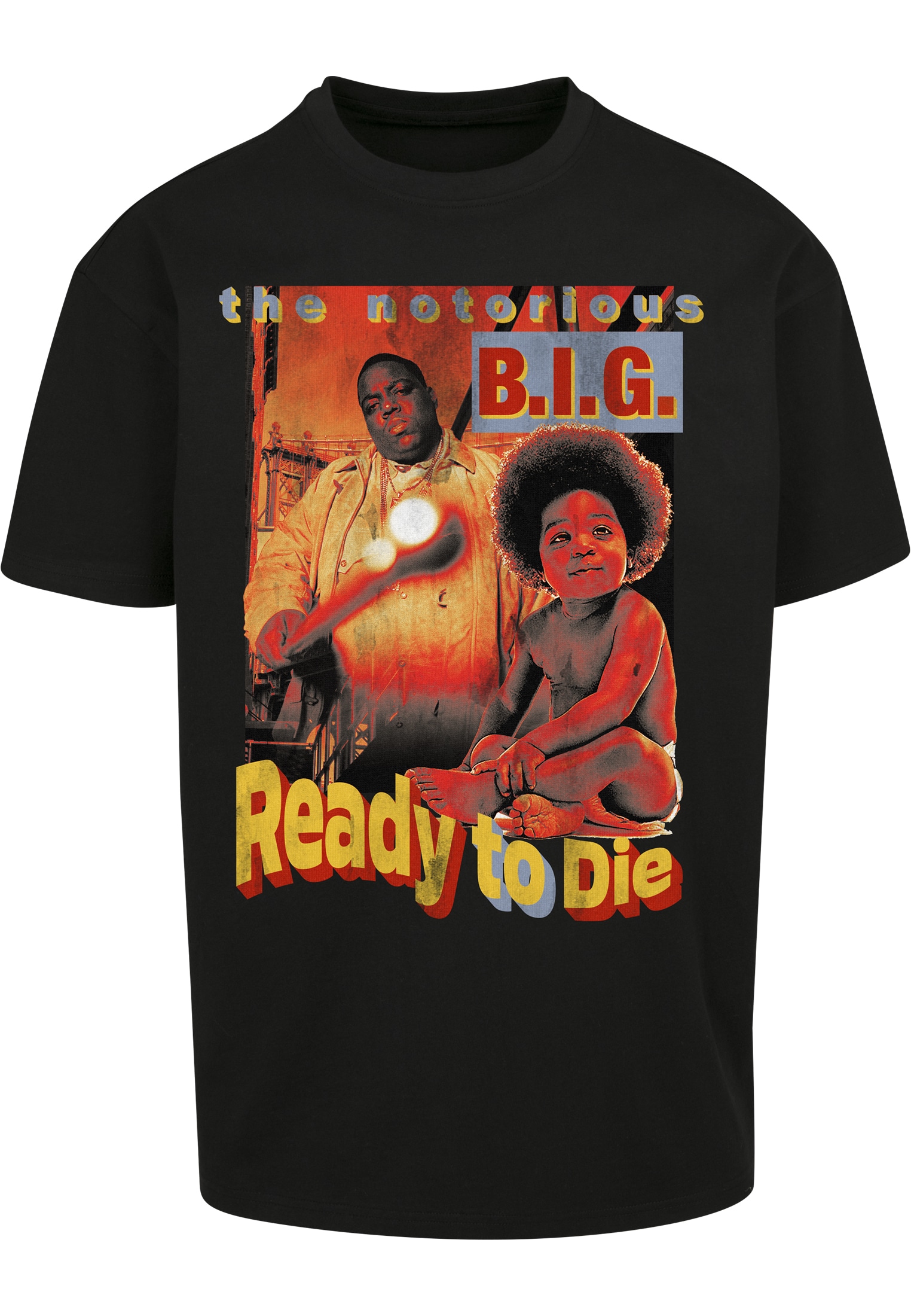 Upscale by Mister Tee T-Shirt »Upscale by Mister Tee Herren Biggie Ready To Die Oversize Tee«, (1 tlg.)