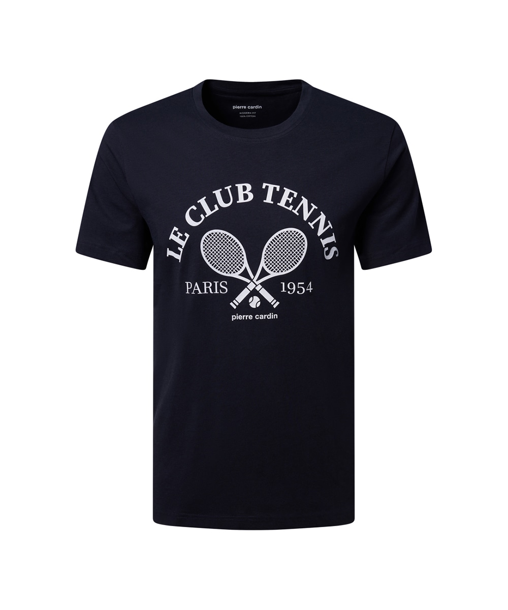 Pierre Cardin T-Shirt mit trendy Tennis-Print günstig online kaufen