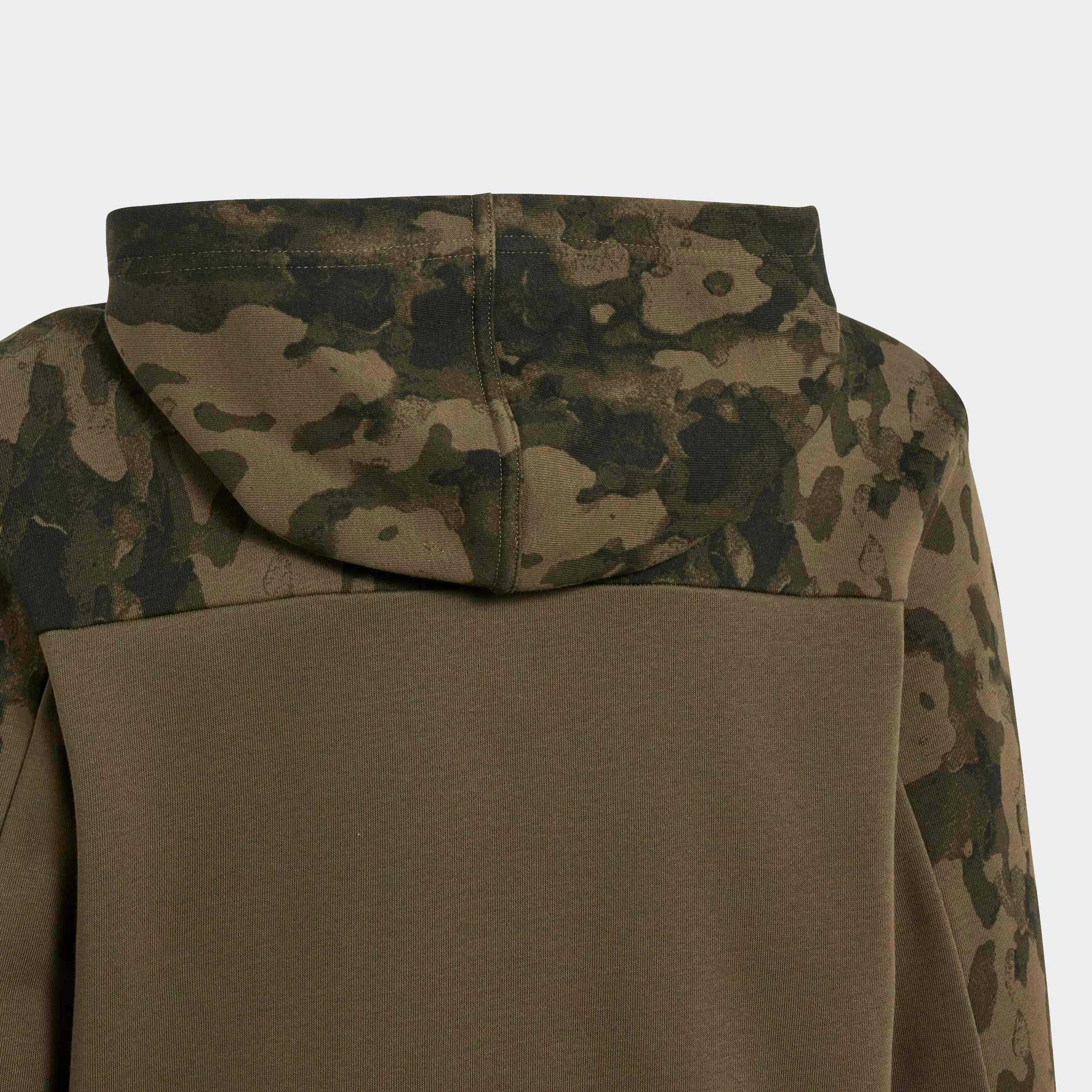 adidas Sportswear Kapuzensweatshirt »SEASONAL ESSENTIALS KIDS HOODIE, CAMOUFLAGE, FRENCH TERRY«, für Kinder, mit Rundhalsausschnitt, ohne Verschluss, in normaler Länge
