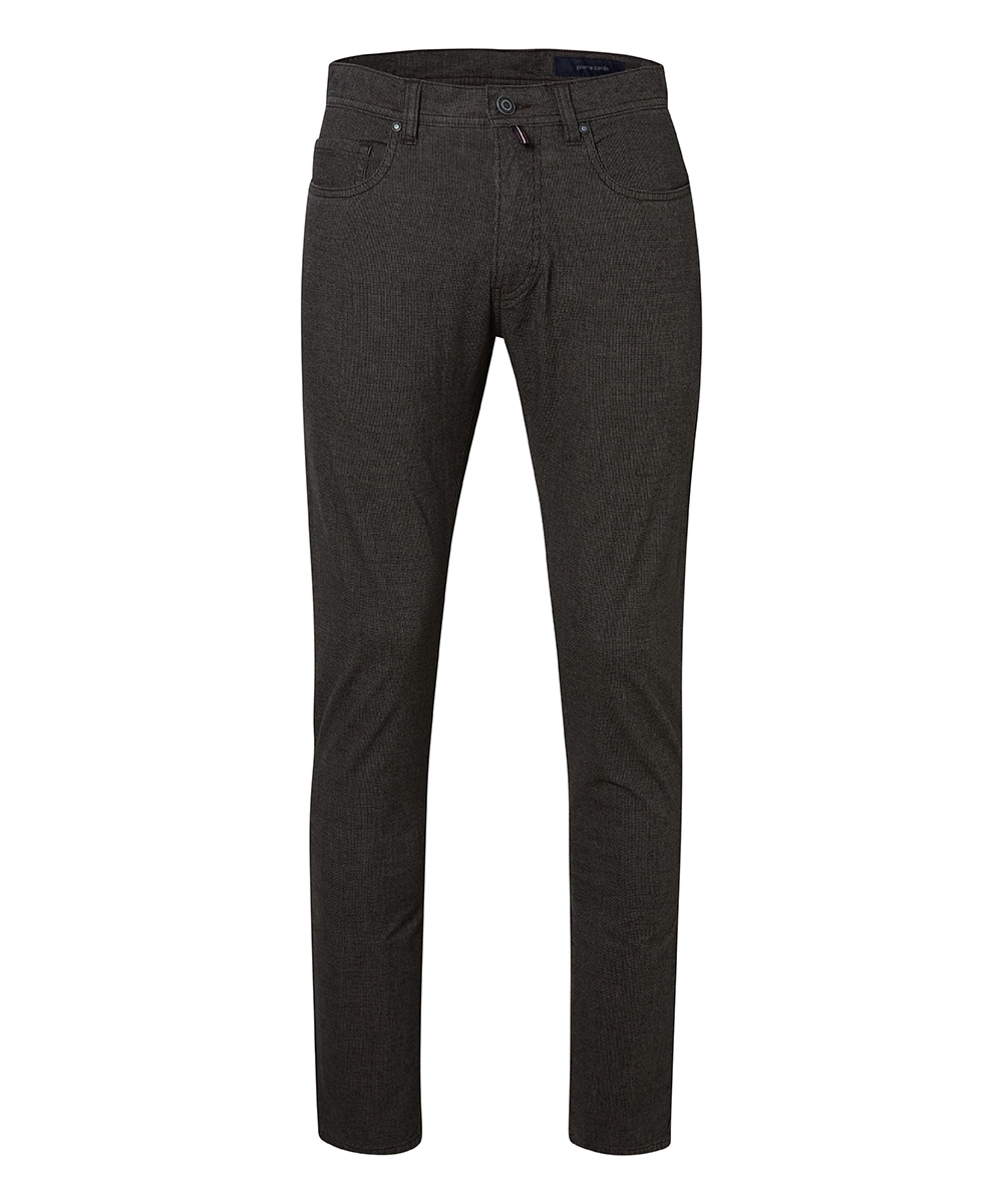 Pierre Cardin 5-Pocket-Hose "PC-Lyon", fein gemusterst günstig online kaufen