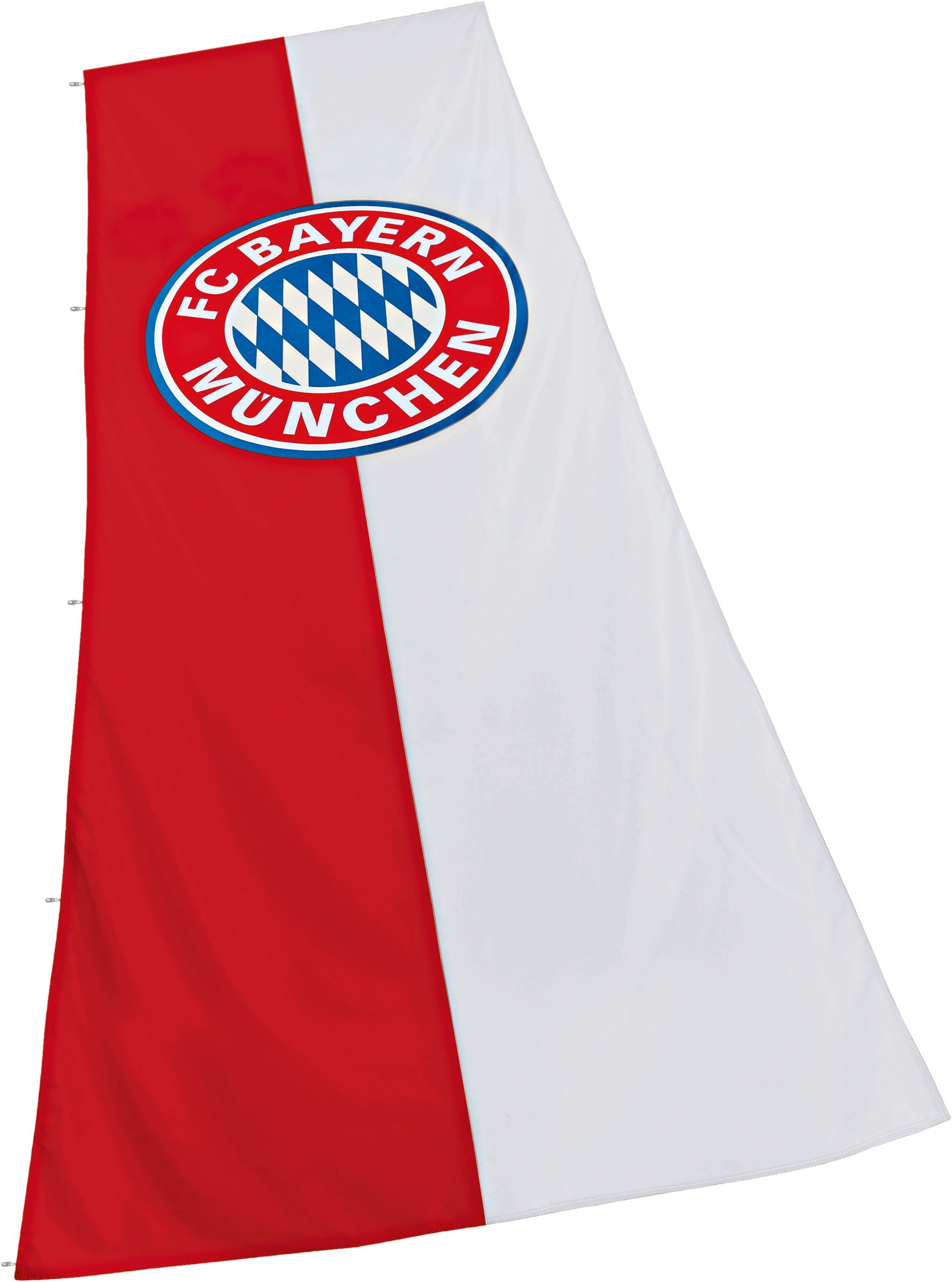 Fc Bayern Fahne Fc Bayern Munchen Hissfahne Mit Logo Auf Rechnung Kaufen Baur