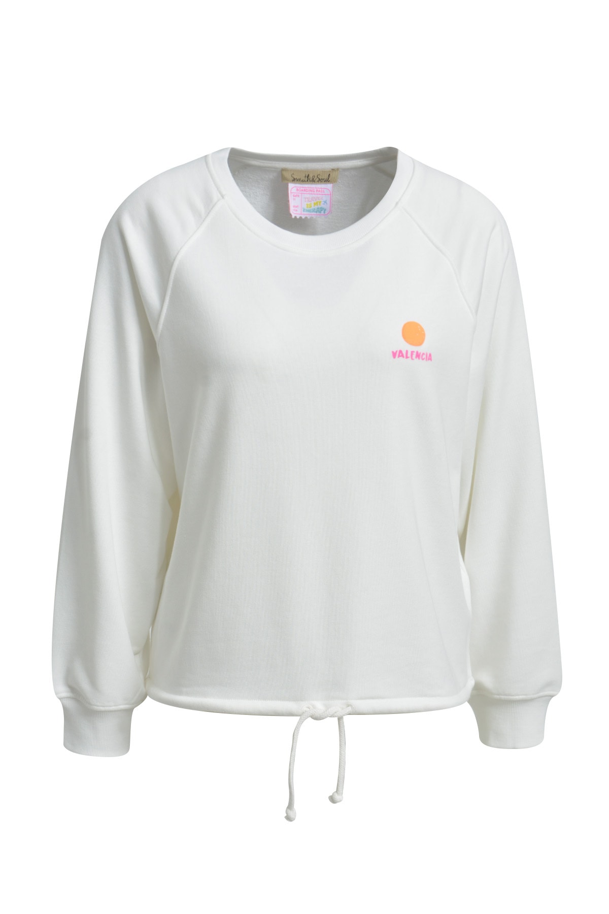 Smith & Soul Sweater , mit Bindeband im Saum
