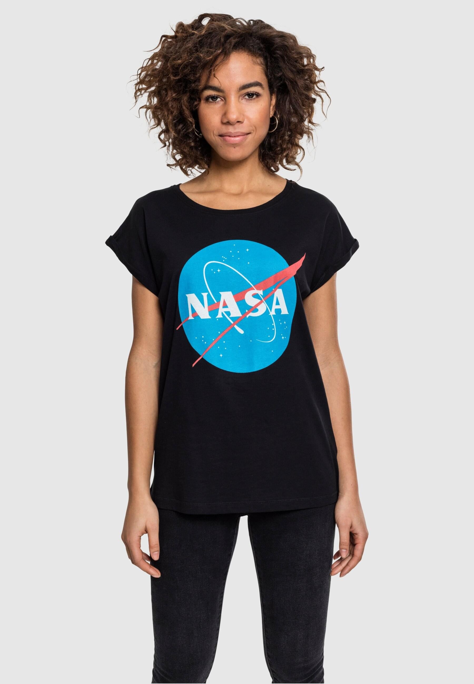 MisterTee T-Shirt »MisterTee Damen Ladies NASA Insignia Tee«, (1 tlg.)