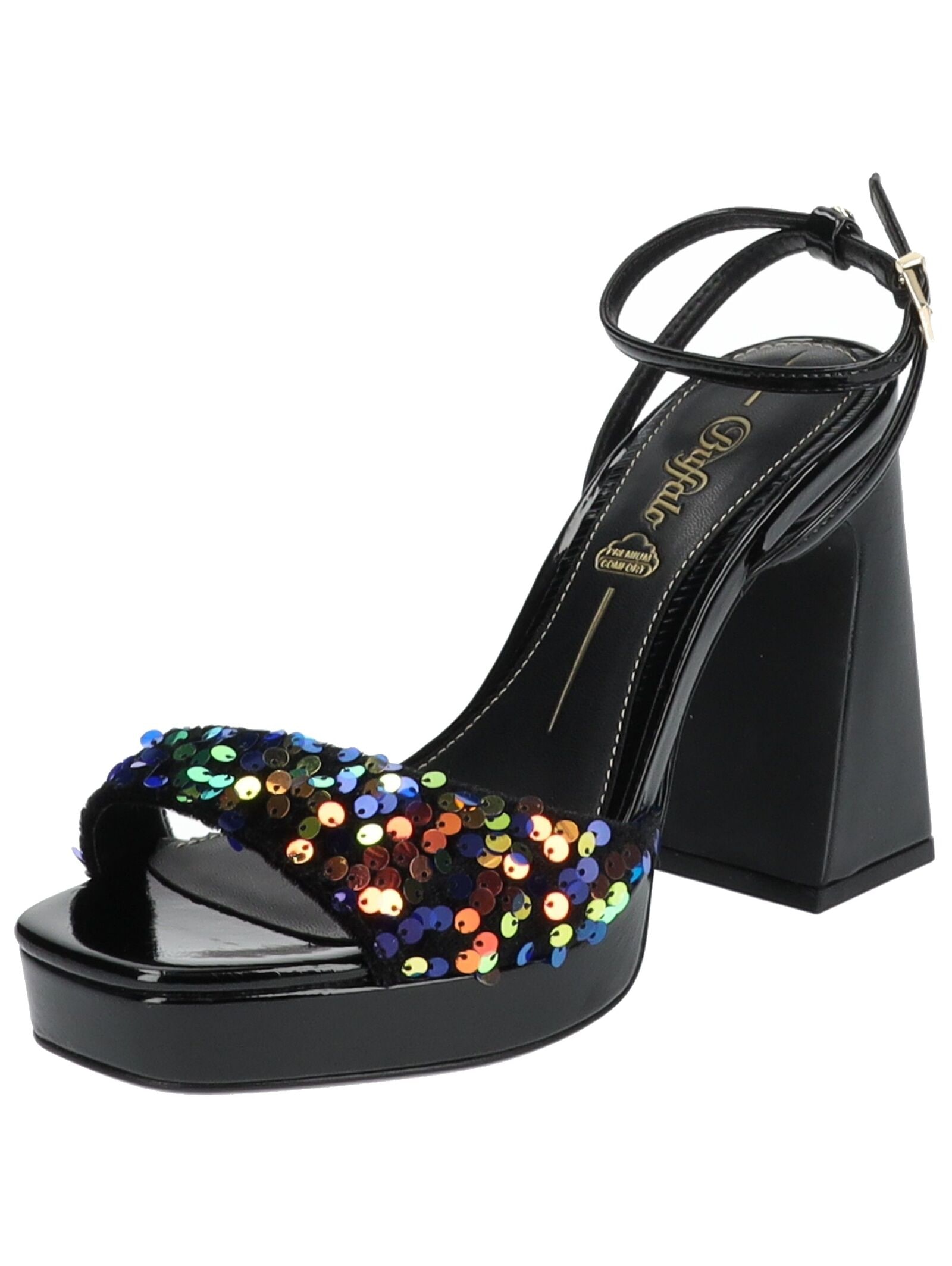 Buffalo High-Heel-Sandalette "Buffalo Sandalen Textil" günstig online kaufen