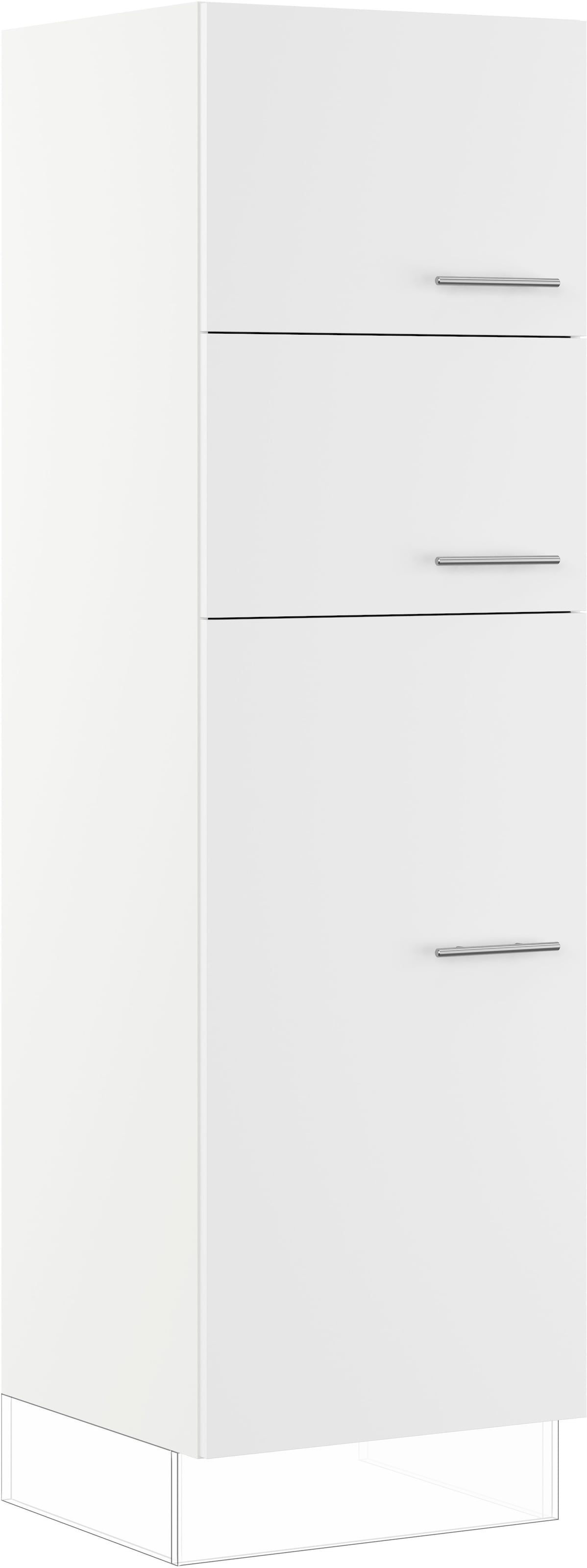 IMPULS KÜCHEN Kühlumbauschrank ""Valencia & Tirana", Breite/Höhe: 60/190,7 cm" vormontiert, mit Drehtüren
