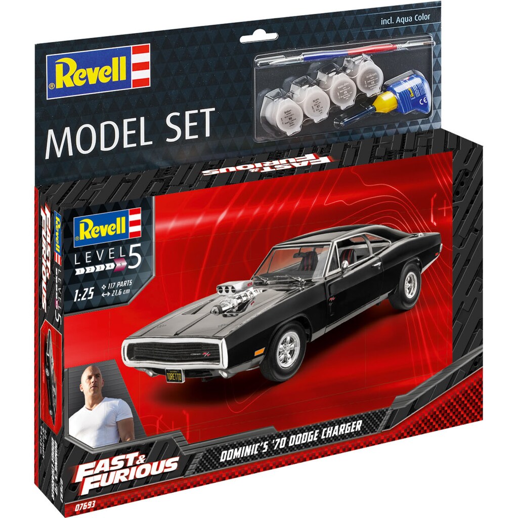 Revell® Modellbausatz »Fast & Furious - Dominics 1970 Dodge Charger«, 1:25