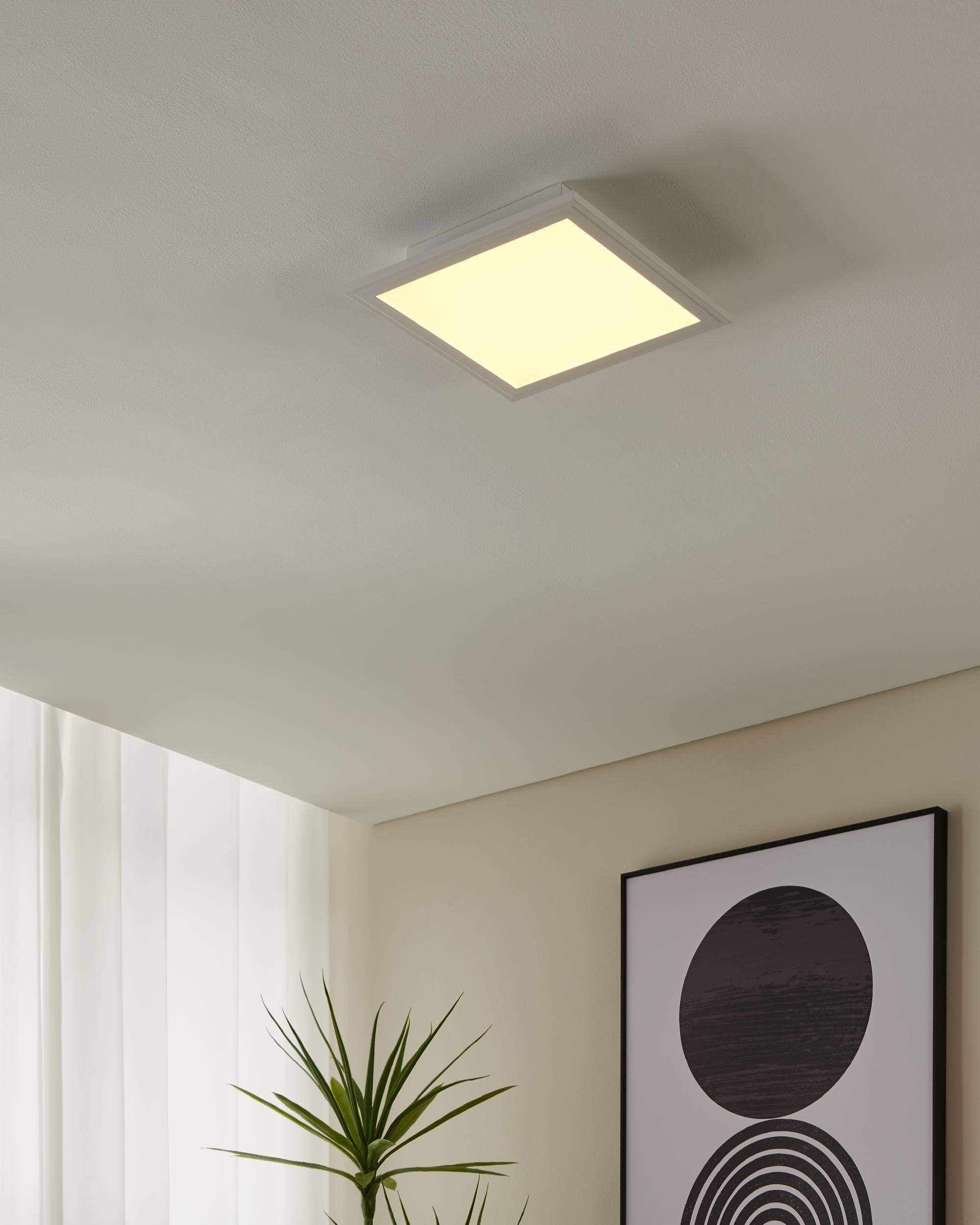 EGLO LED-Deckenleuchte »SALOBRENA-Z«,  in weiß aus Alu / inkl. LED fest integriert - 15,3 Watt