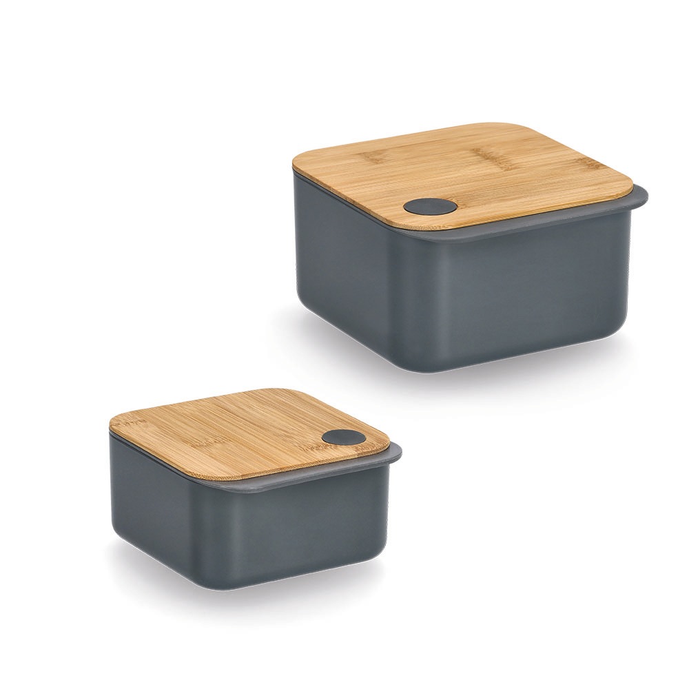 Zeller Present Lunchbox Set, 2 Stk. tlg. Freude am Essen auch Unterwegs günstig online kaufen