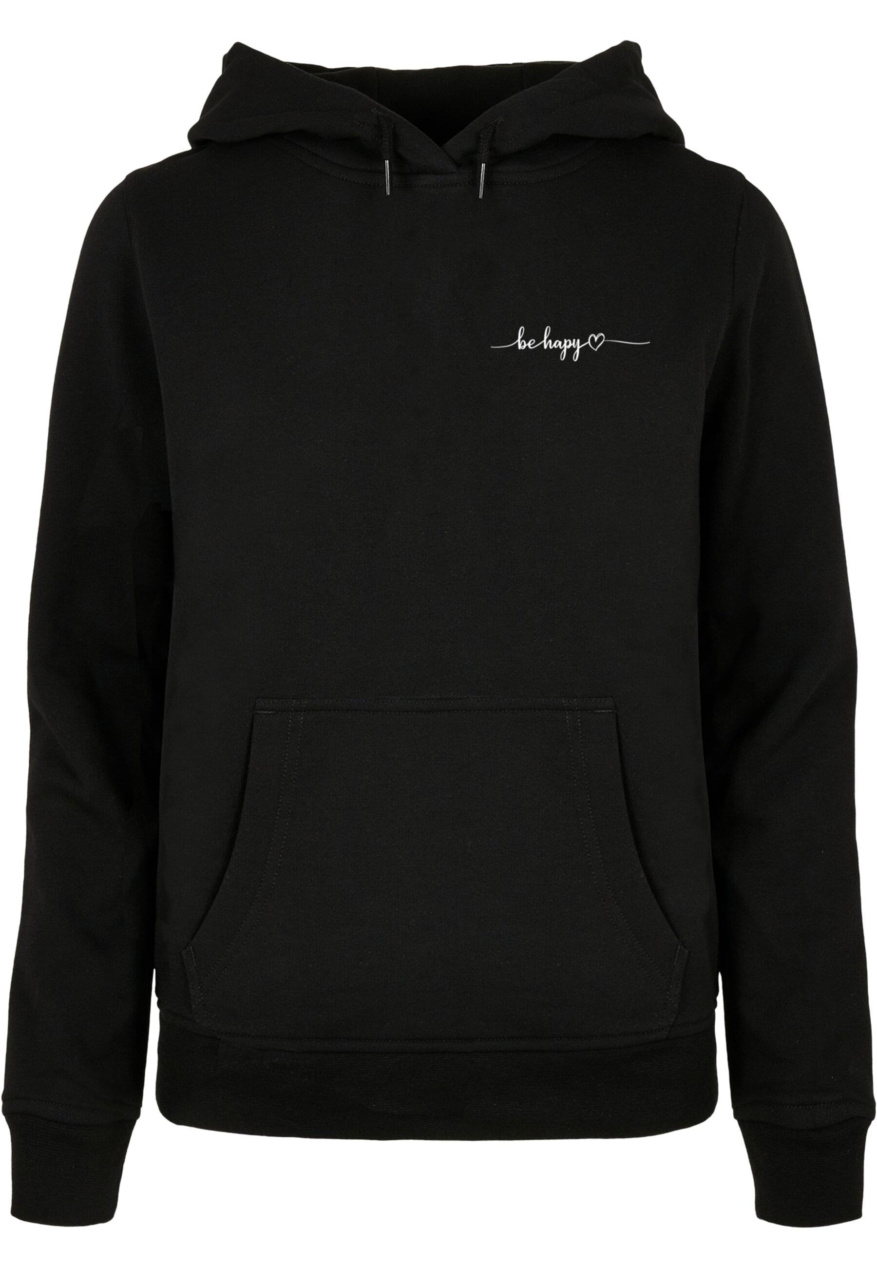 Merchcode Kapuzenpullover "Merchcode Damen Ladies Be Happy Basic Hoody" günstig online kaufen