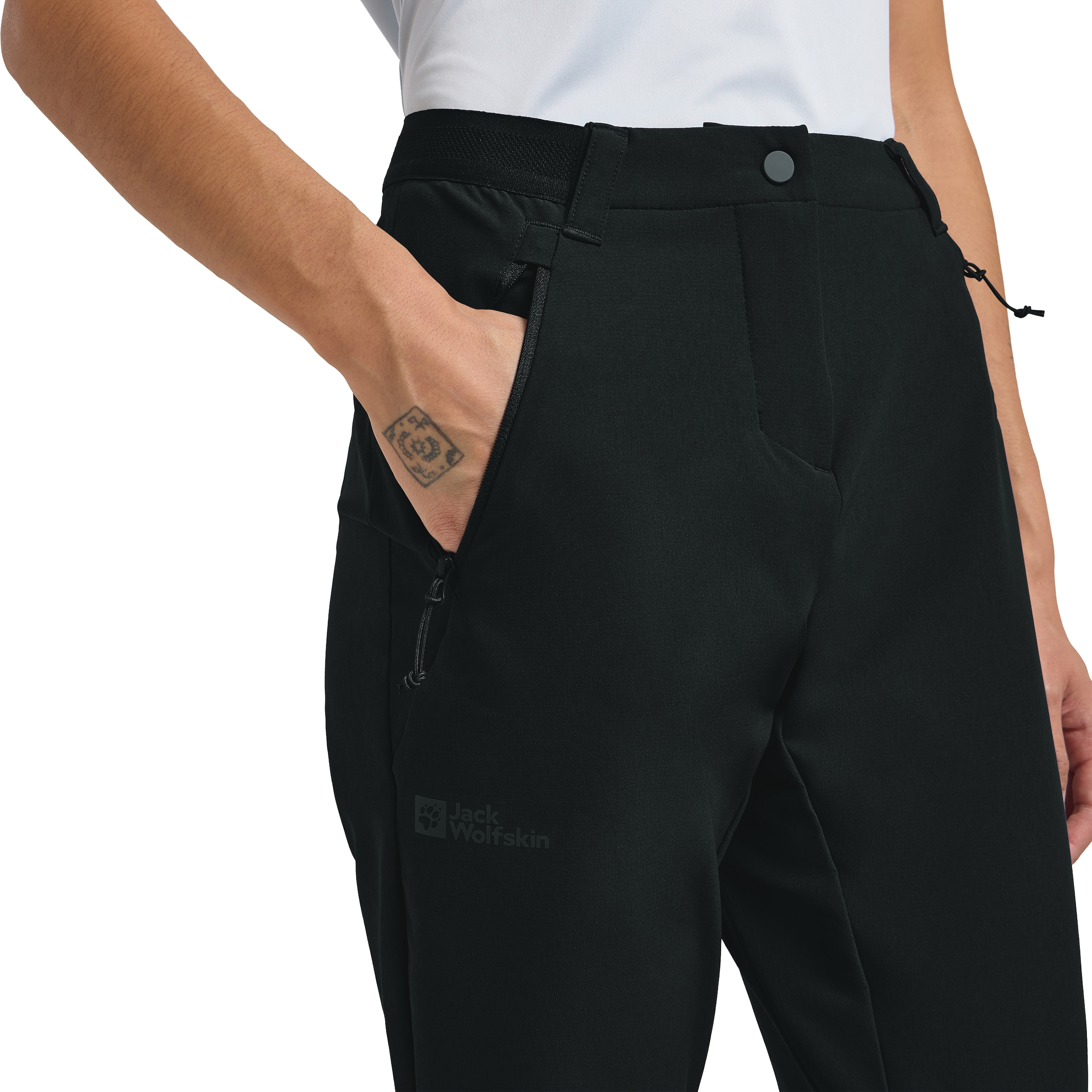 Jack Wolfskin Funktionshose »GEIGELSTEIN SLIM PANTS W«, sehr atmungsaktiv