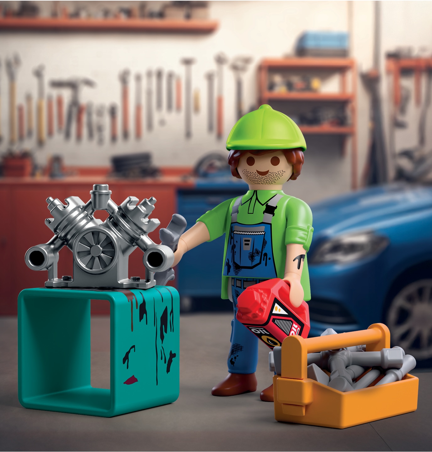 Playmobil® Konstruktions-Spielset »Mechaniker (72031), City Action«