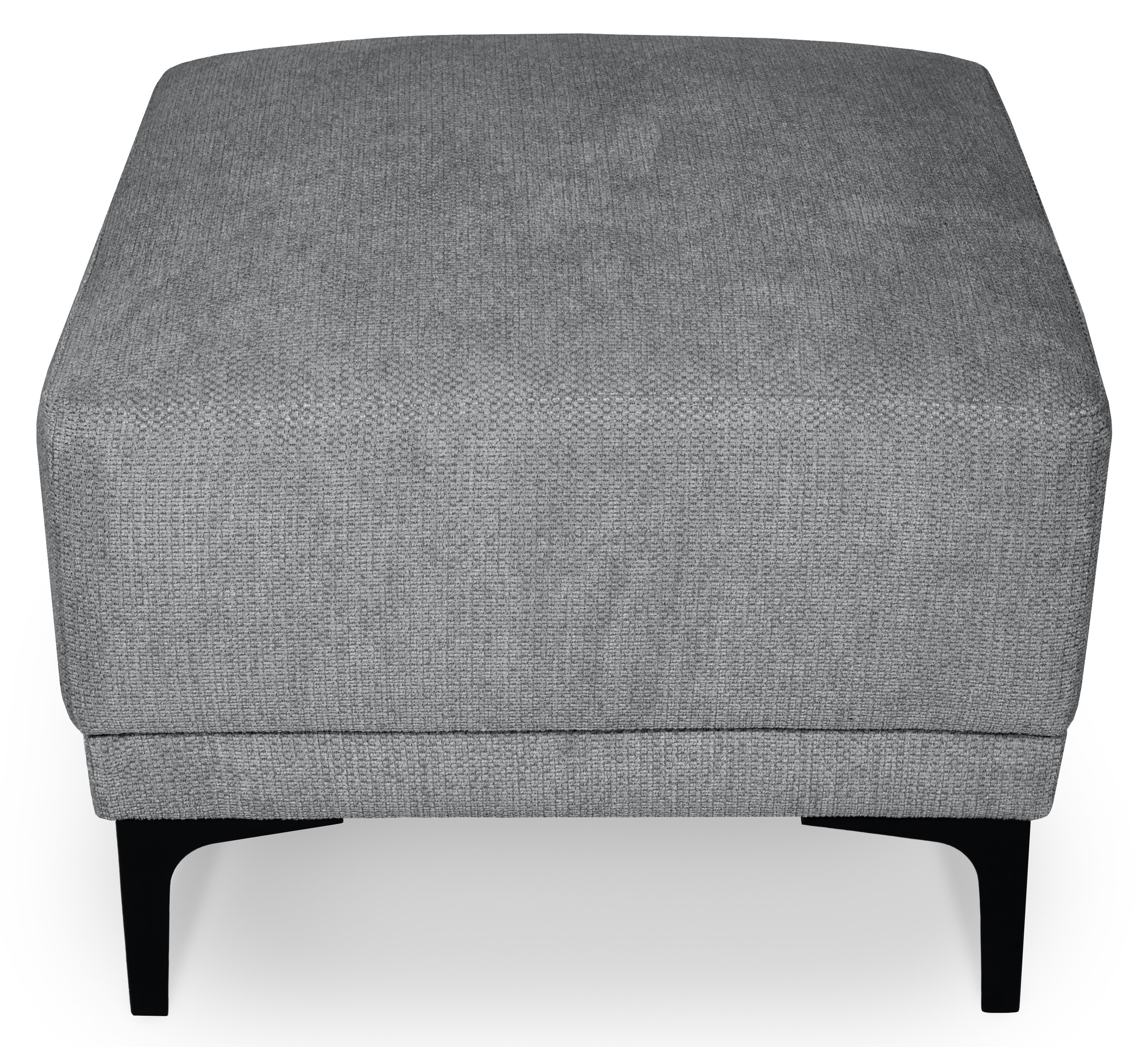 Places of Style Polsterhocker »Xander«, Breite 58 cm, Soft-Touch Chenille, schwarze Metallfüße