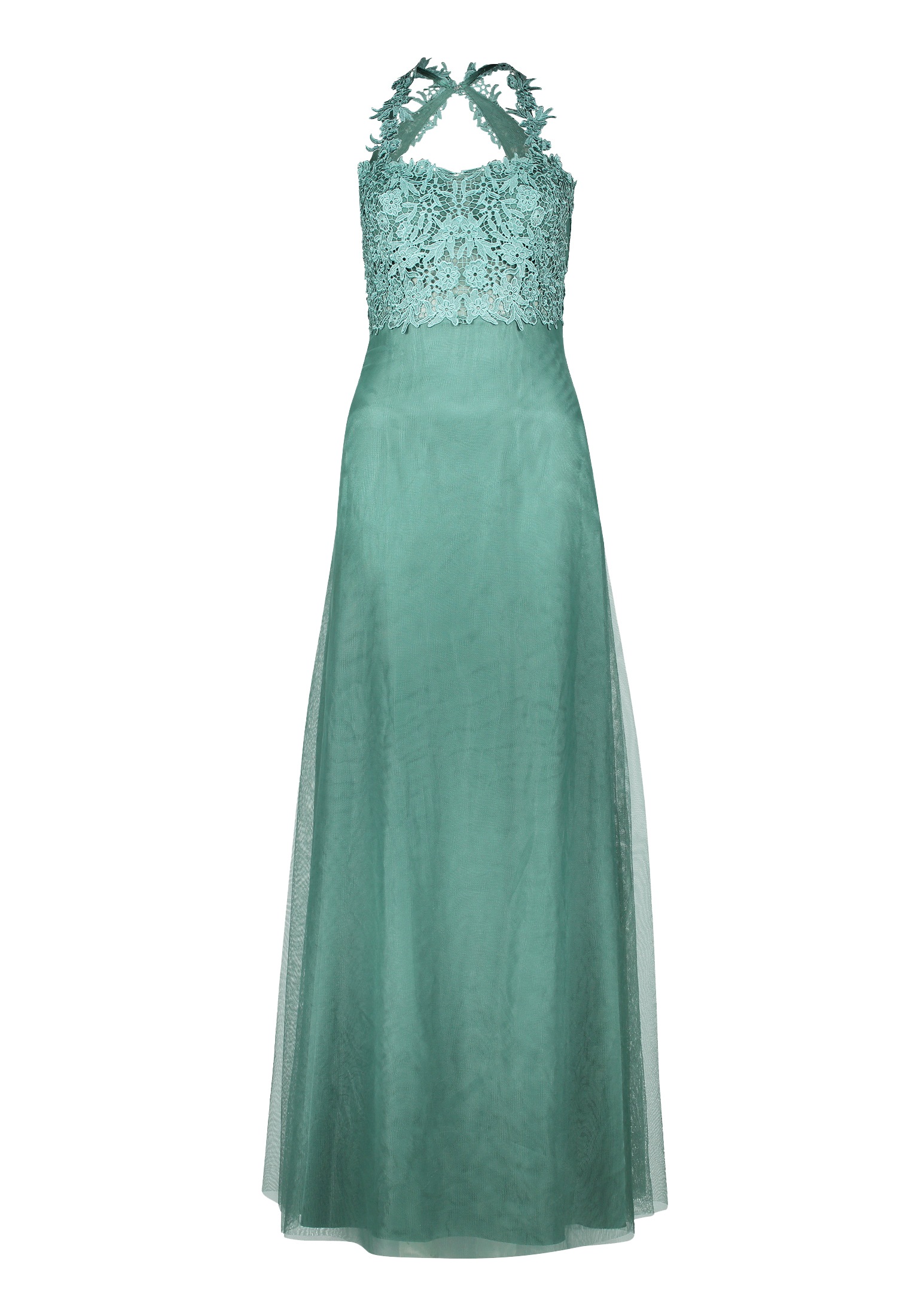 Vera Mont Abendkleid "Damen Abiballkleid mit Spitze" Ohne Tasche Rückenfrei günstig online kaufen
