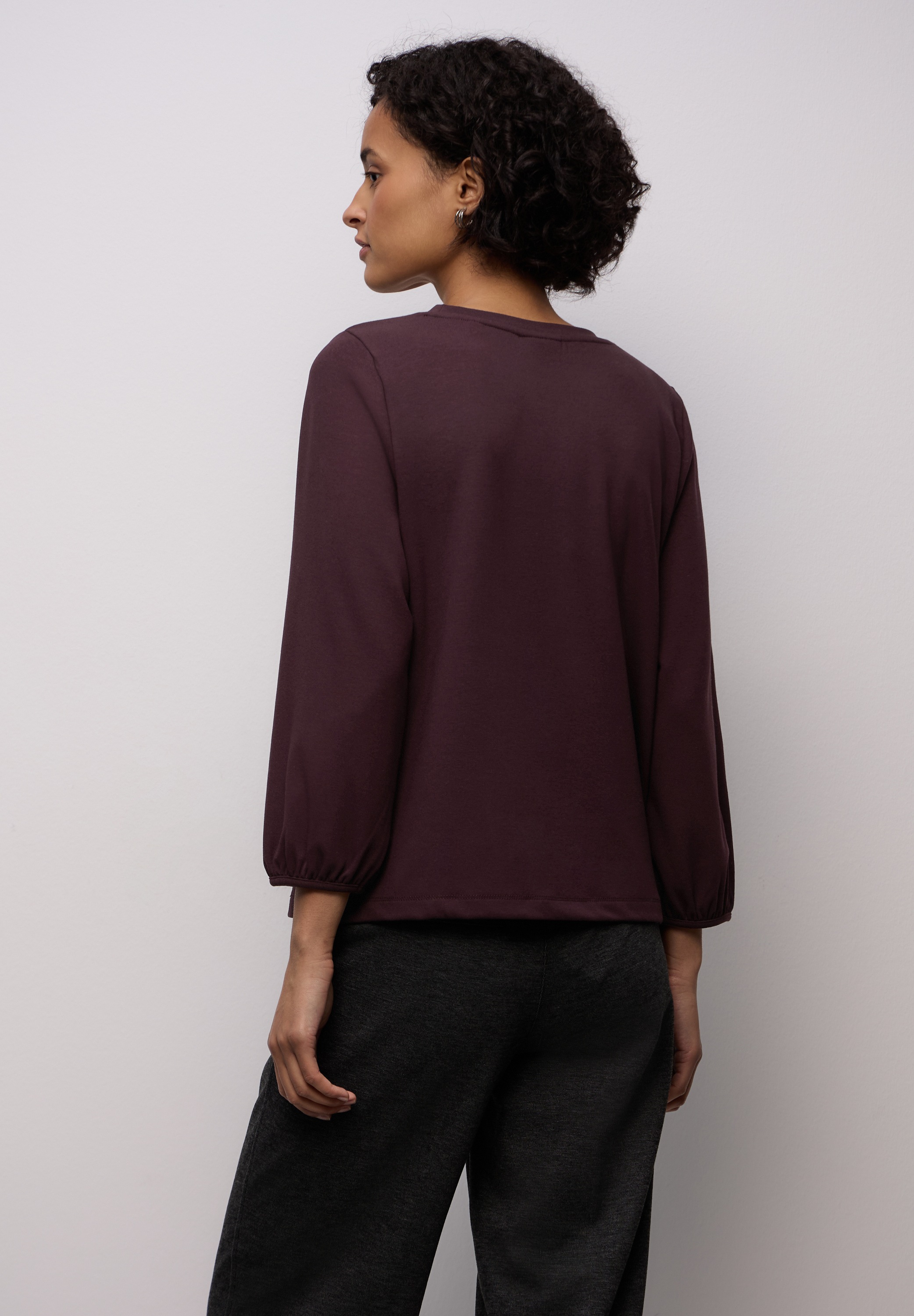 STREET ONE 3/4-Arm-Shirt mit elastischem Bündchen günstig online kaufen