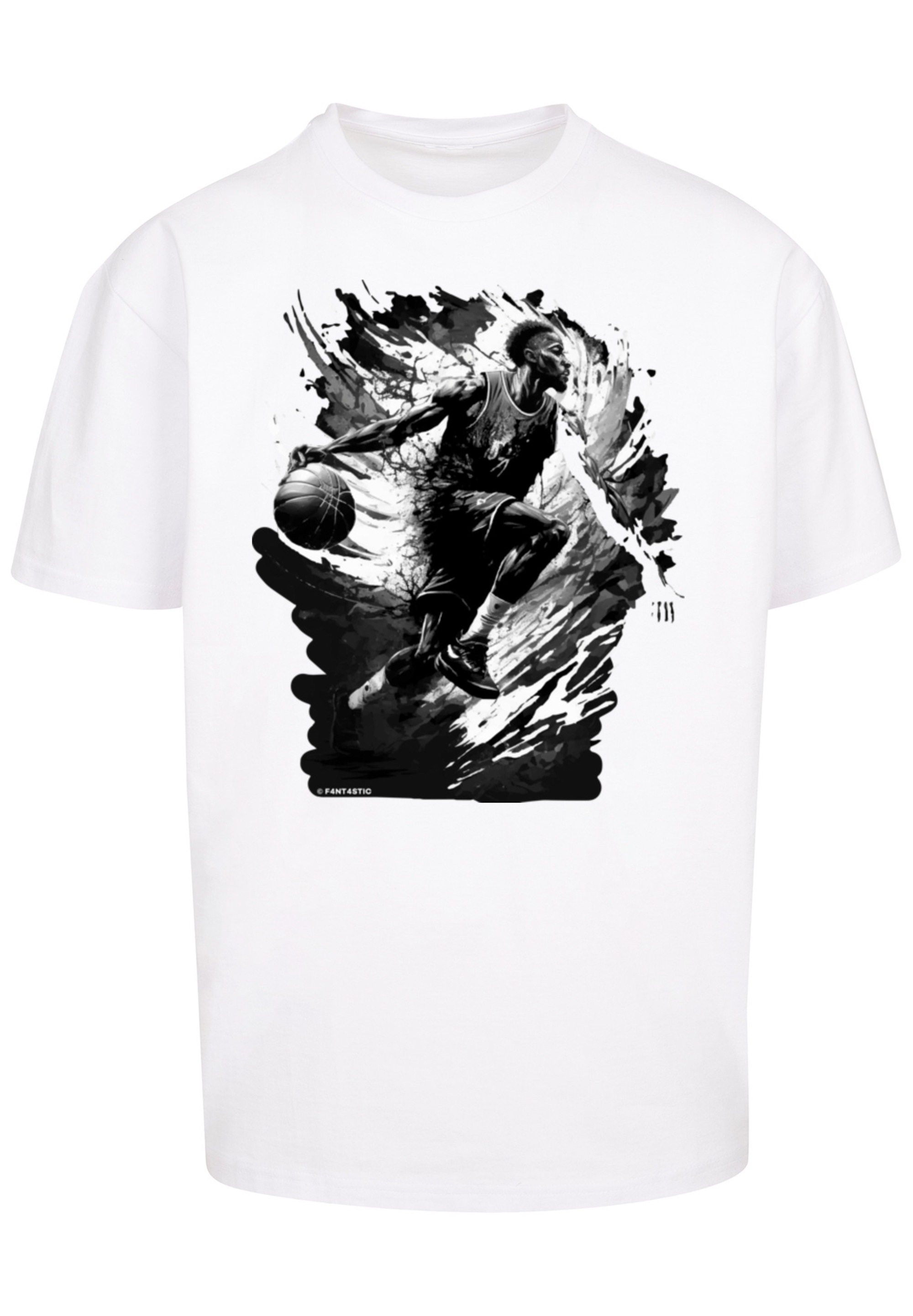 F4NT4STIC "Basketball Splash Sport OVERSIZE TEE" Print günstig online kaufen