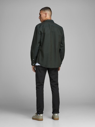 Jack & Jones Herren Chino Hose JPSTMARCO JJCONNOR AKM 769 - Slim Fit Schwar günstig online kaufen