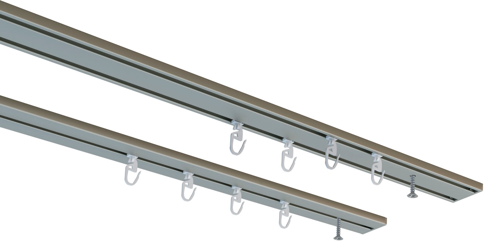 OTTO home Gardinenschiene "Tanbul" 2 läufig-läufig Fixmaß günstig online kaufen