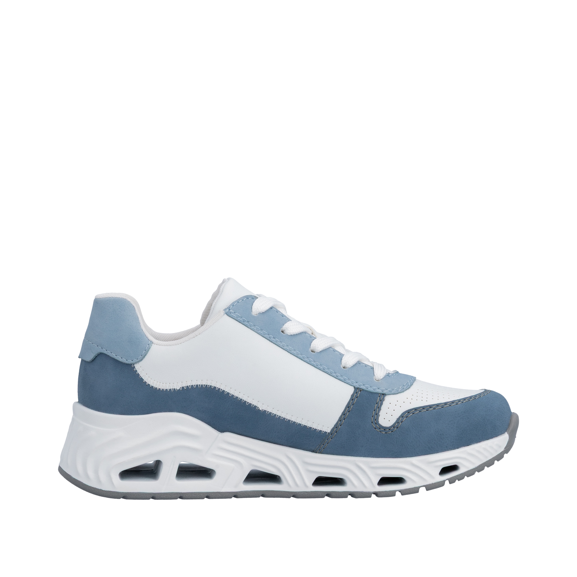RIEKER Sport Keilsneaker  Schnürschuh, Halbschuh, Freizeitsneaker mit Reißverschluss
