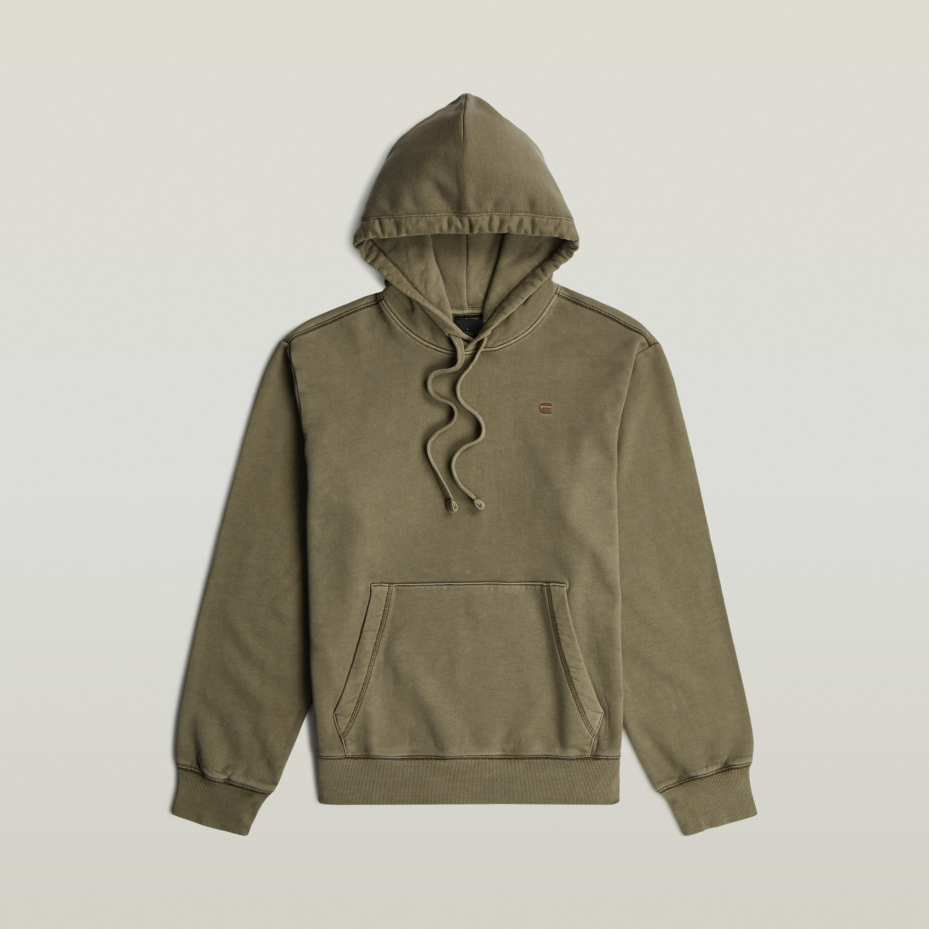 G-STAR Hoodie "Modern washed hdd sw ls", mit Rippbündchen, Baumwoll-Qualität