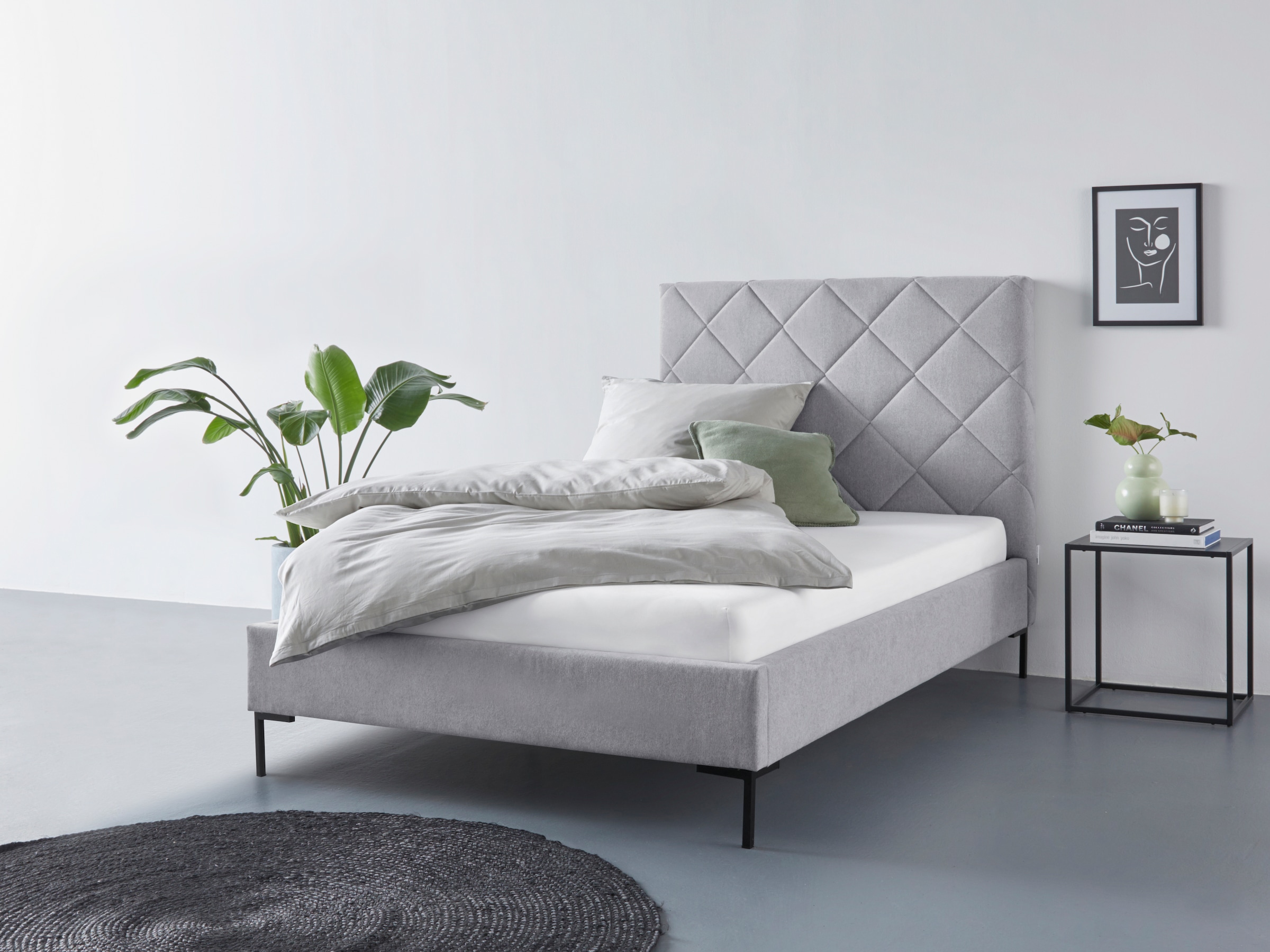 Guido Maria Kretschmer Home&Living Polsterbett "Charlott", Modernes Polster günstig online kaufen