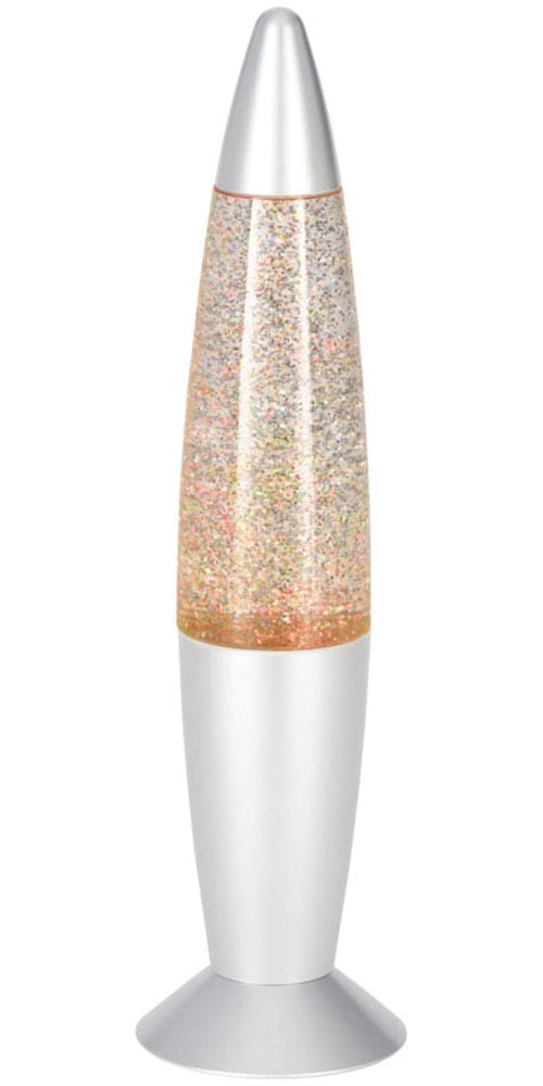 EGLO LED Tischleuchte »GLITTER« LED-Modul 1 Stk. LED Lavalampe Glitter, RGB Glitzerlampe mit Timer und Farbwechsel