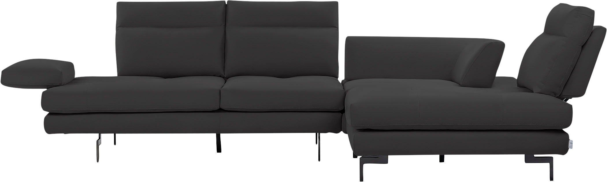 CALIA ITALIA Ecksofa "Toby Wing, Komfortsofa mit Sitzkomfort der Extraklass günstig online kaufen