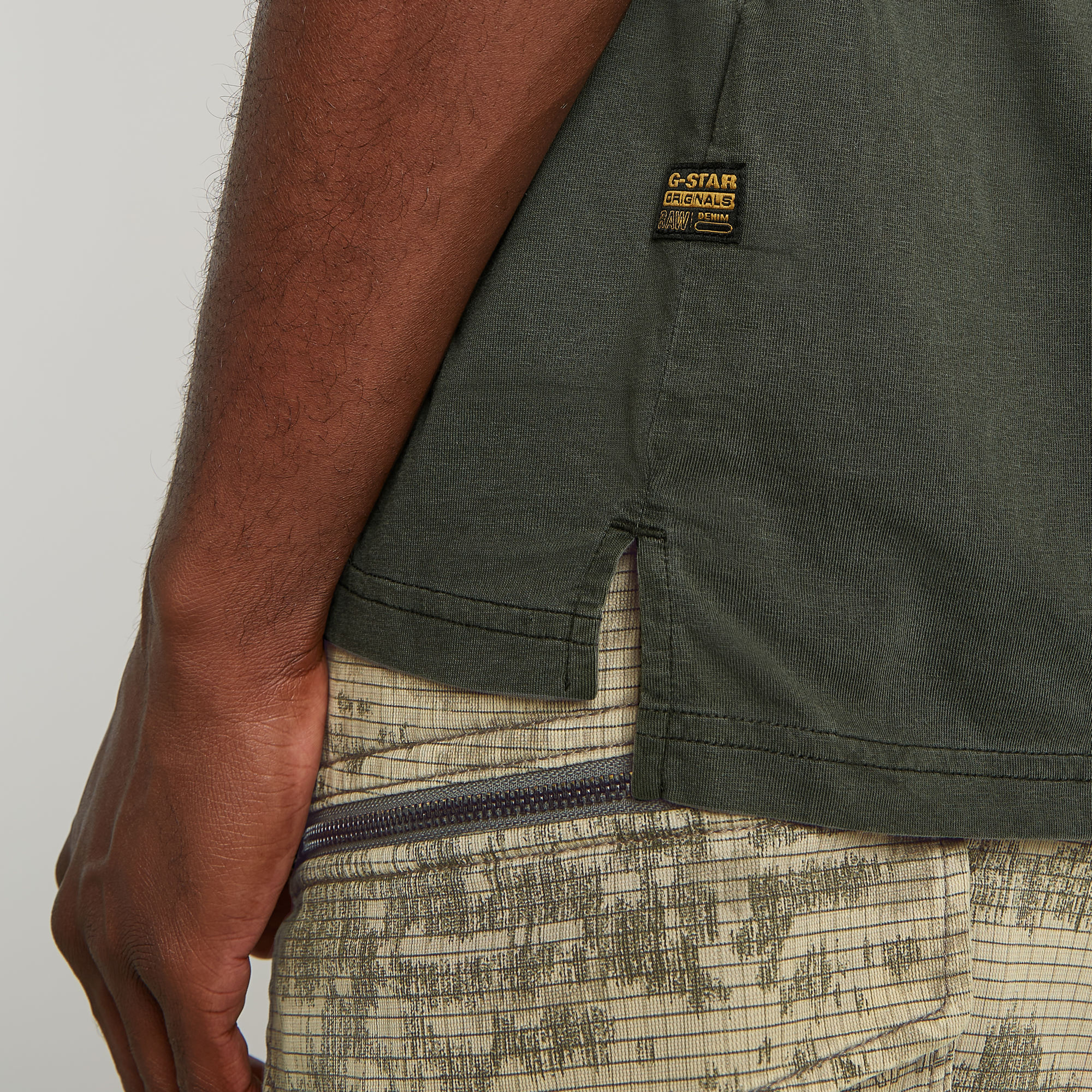 Thumbnail - G-STAR T-Shirt "Nifous", Rundhals, mit Rippeinsatz