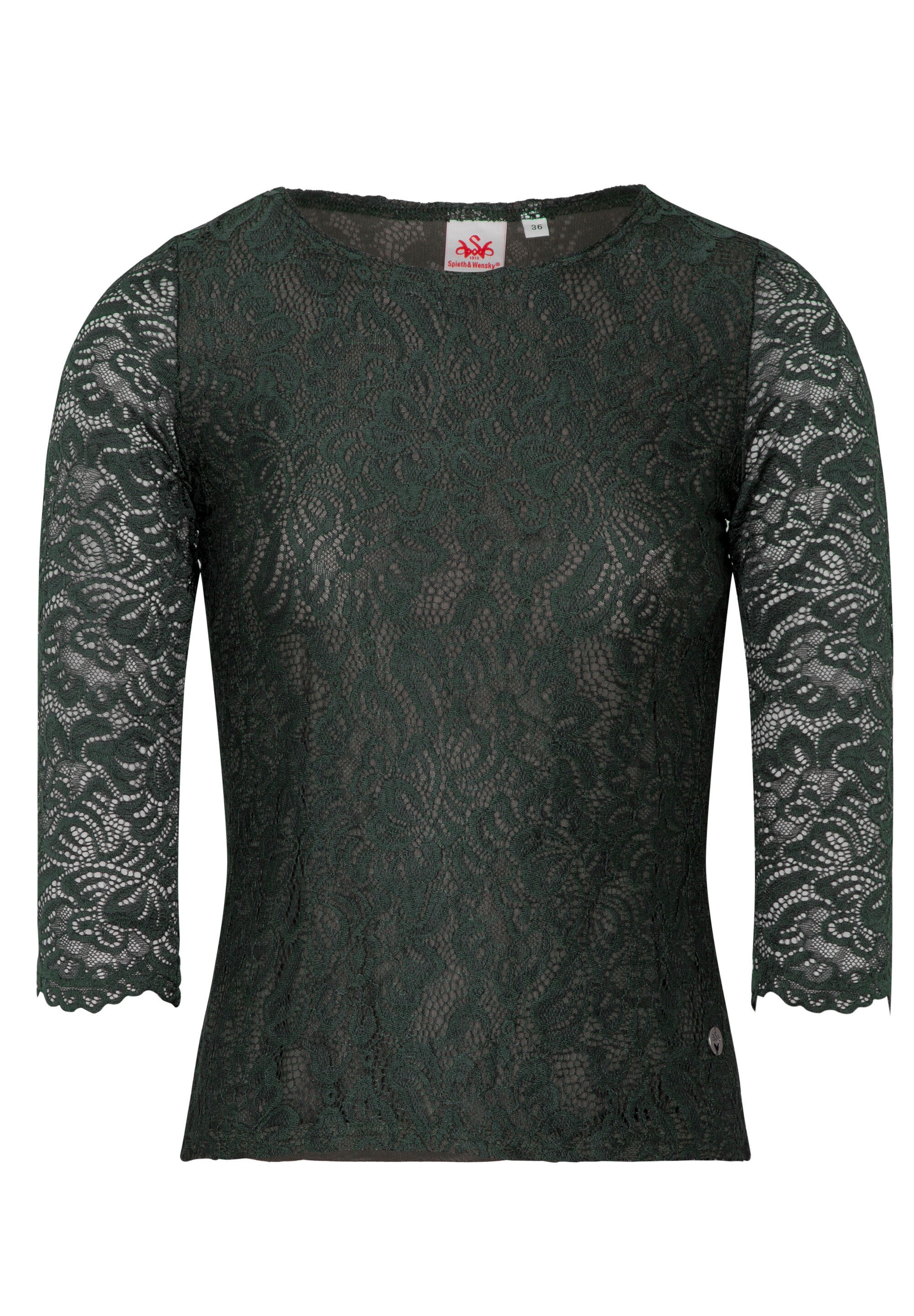 Spieth & Wensky Shirtbluse "Alheim" Rundhals Ausschnitt