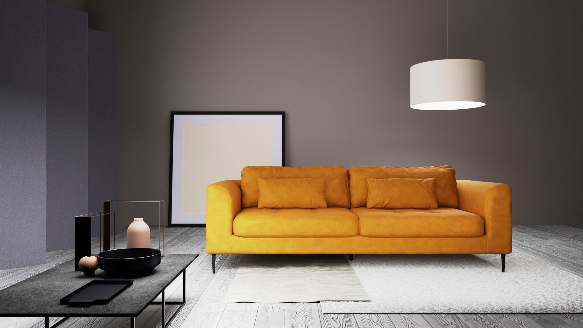 TRENDMANUFAKTUR 3-Sitzer "Luzi, gemütlich elegant, tolle Detailverarbeitung, Steppung im Sitz" wahlweise mit Schlaffunktion und Bettkasten, inklusive Nierenkissen