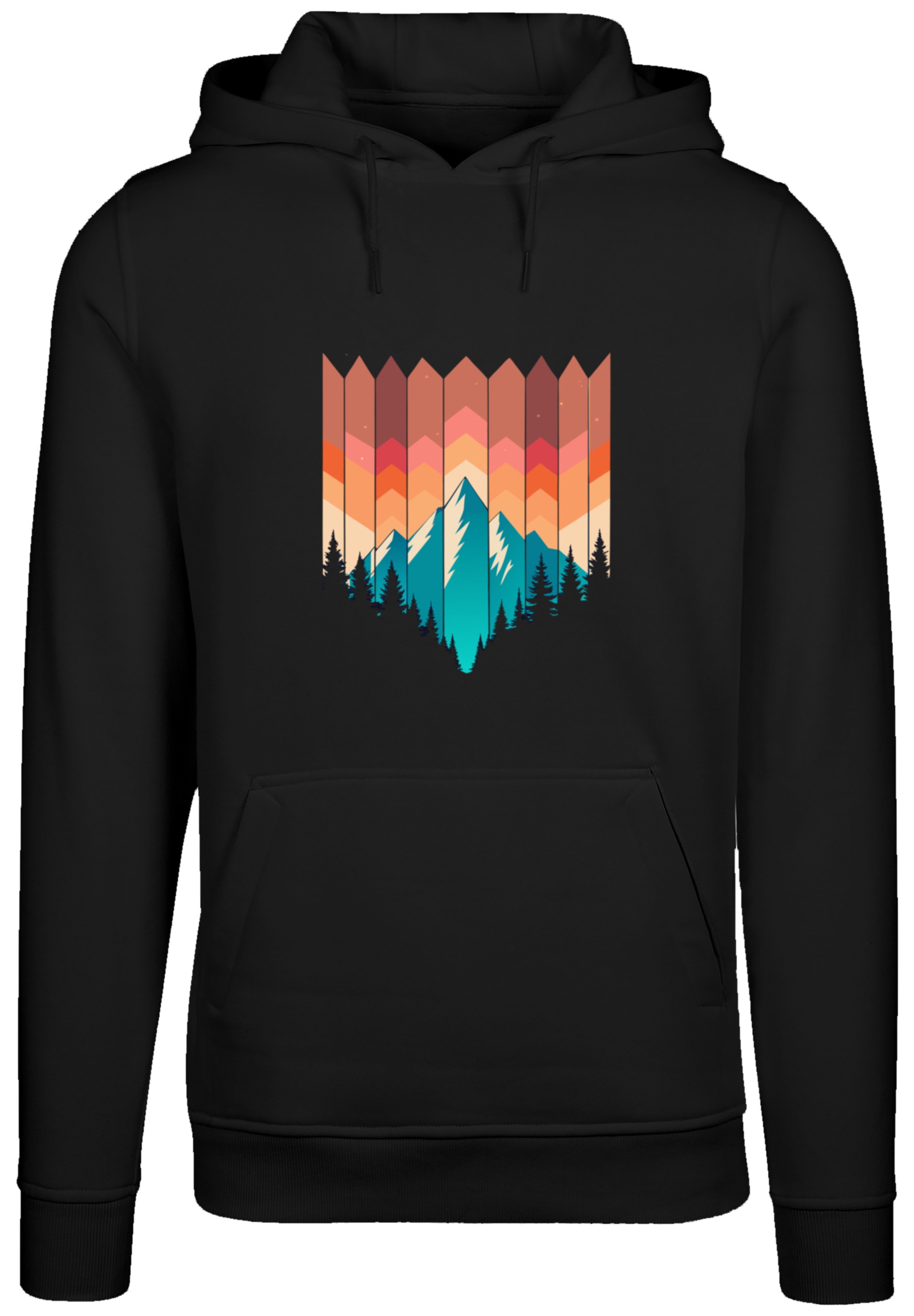 F4NT4STIC Kapuzenpullover "Berg Sonnenuntergang Geometrisch", Premium Quali günstig online kaufen